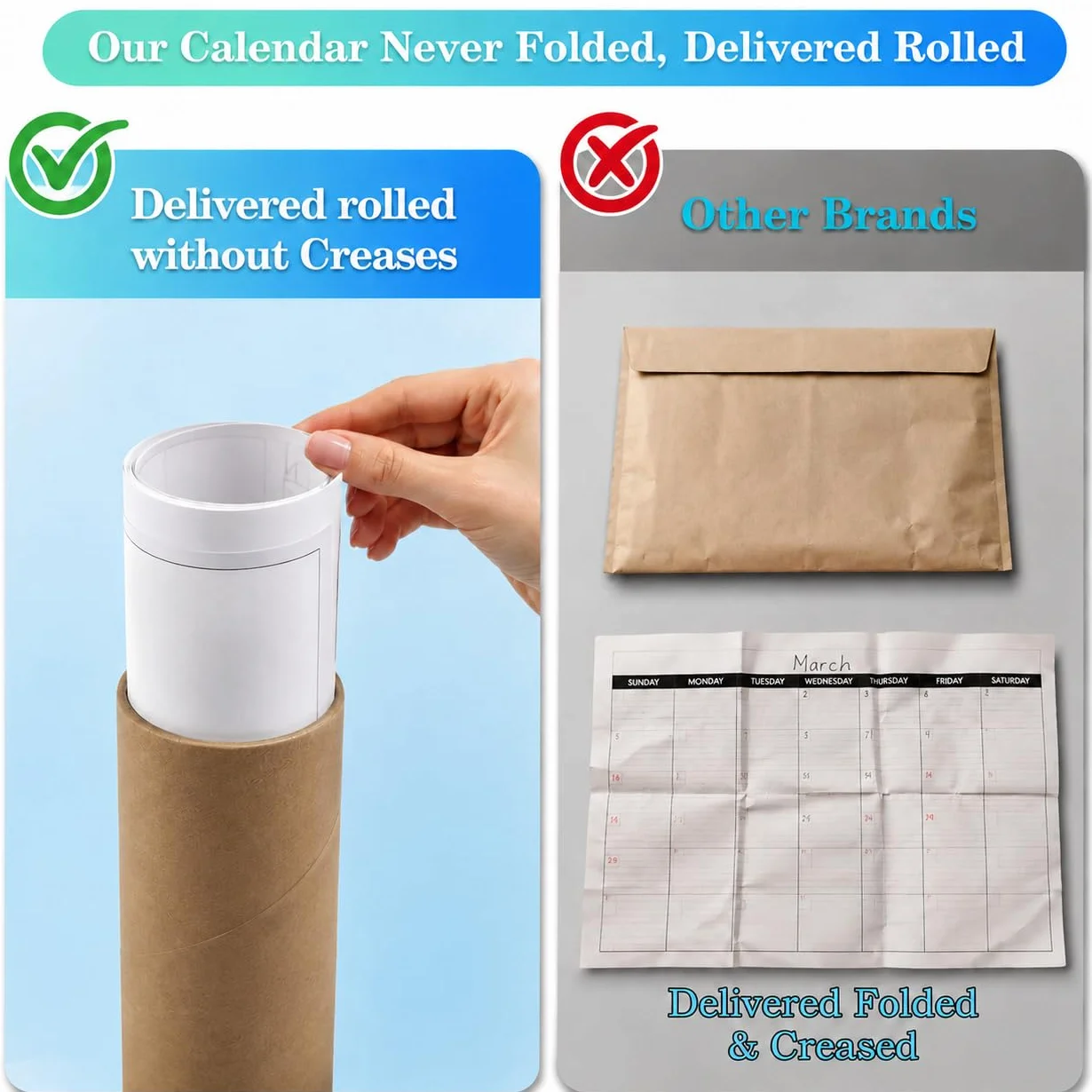 Calendario da parete cancellabile a secco, 96,5 x 147,3 cm, calendario giornaliero senza data, riutilizzabile, laminato per 30 giorni, per ufficio, classe, casa (senza pieghe)
