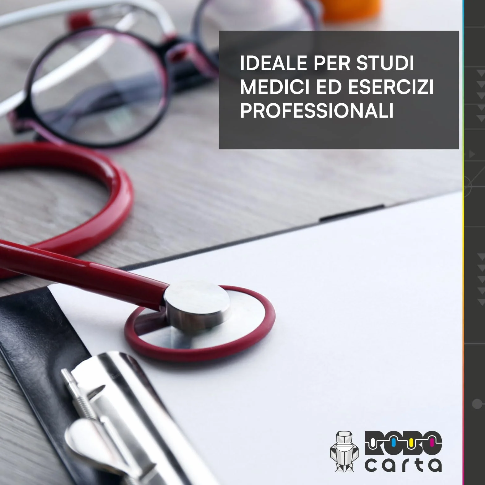 Carta A5 Ricette Mediche 10 Risme 5000 Fogli Robocarta 80gr Ufficio Fotocopie