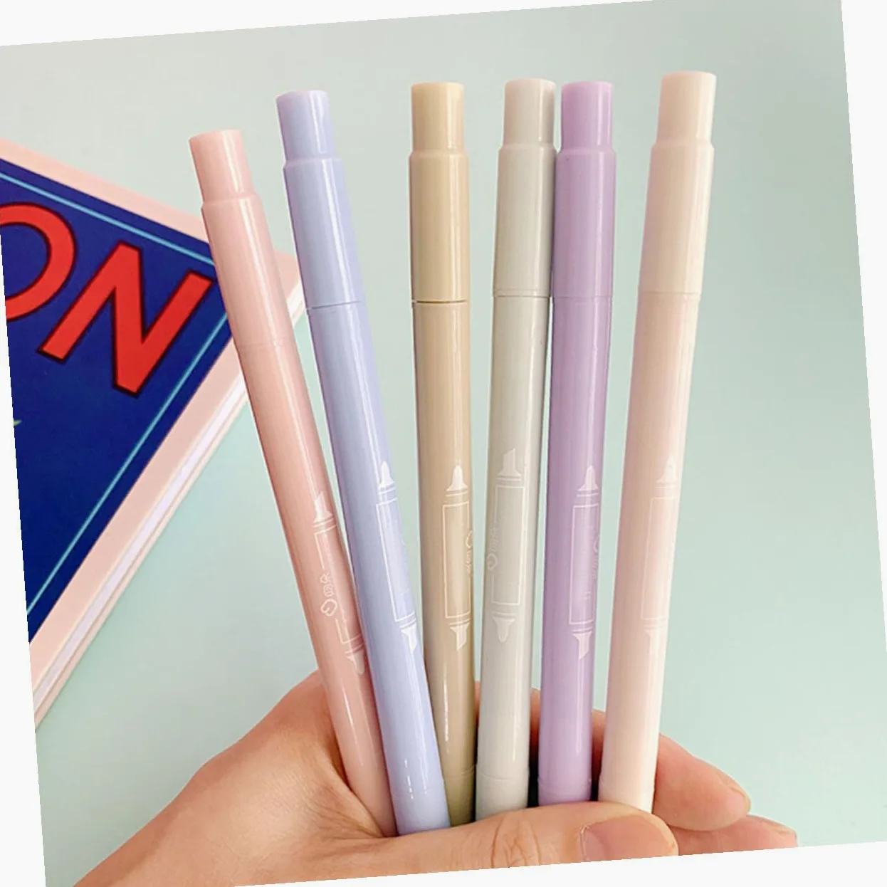 36pezzi Evidenziatori Professionali Marker Artistici Colorazione Per Studenti e