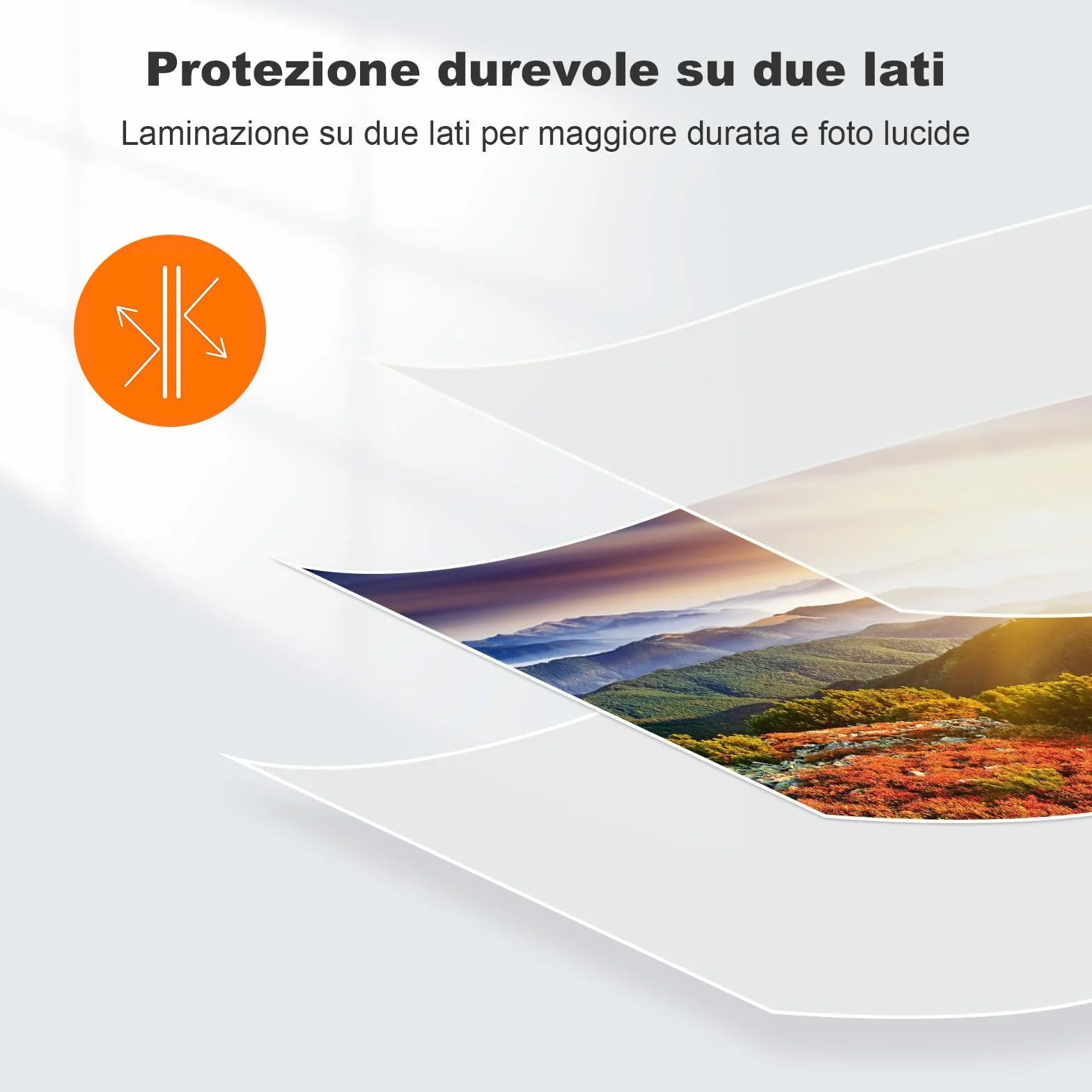 Bonsaii Fogli Plastificatrici A4, 160 Micron, 100 Pezzi, Trasparenti Lucidi LP100-A4