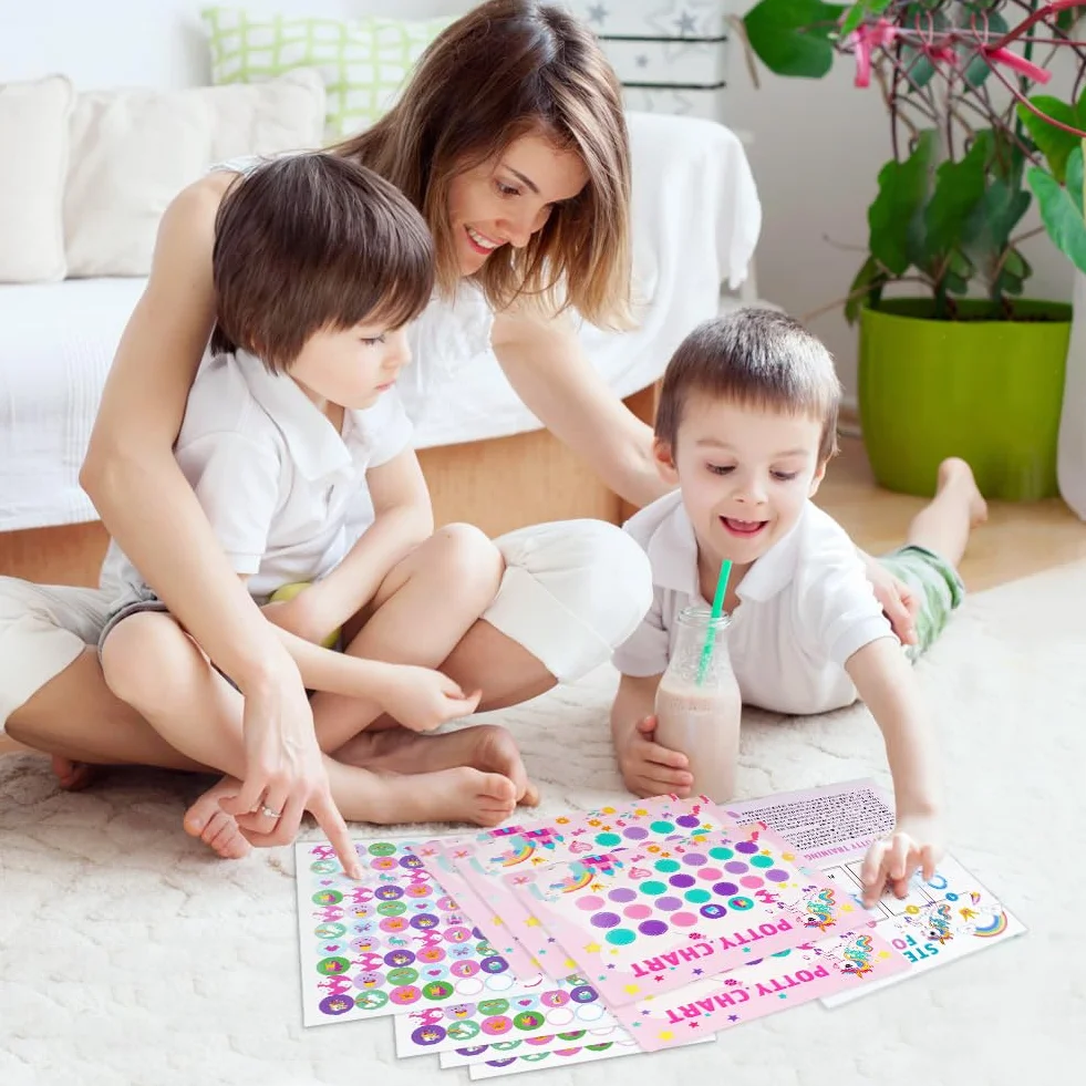 OFFCUP Set di Grafici Delle Ricompense, Tabella dei Premi per l'Addestramento del Vasino, Motivare i Bambini a Fare le Faccende