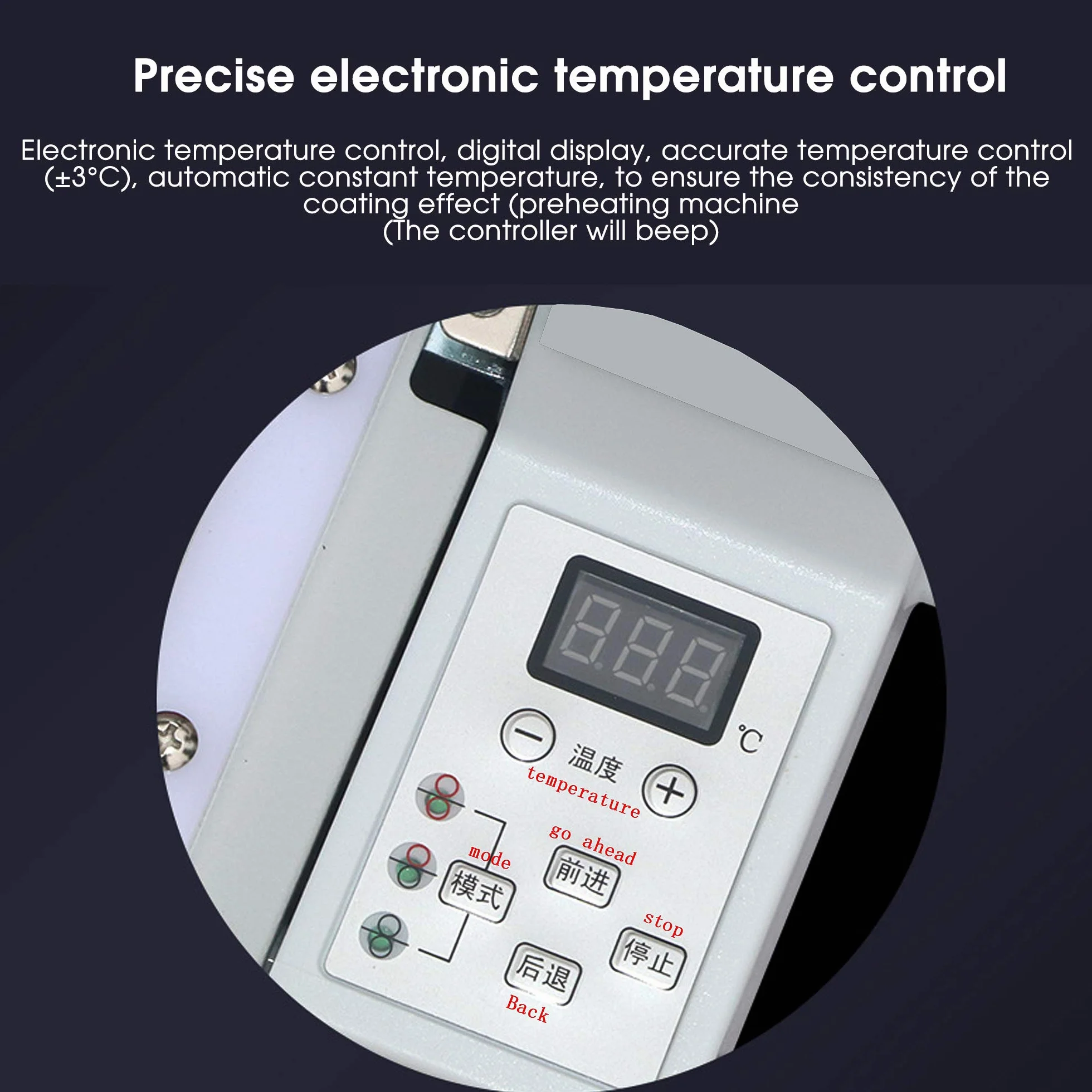 Laminatrice di riempimento a freddo a caldo, macchina di laminazione termica su un lato e su due lati con controllo della temperatura per documenti, foto, schede Max. Larghezza 35 cm