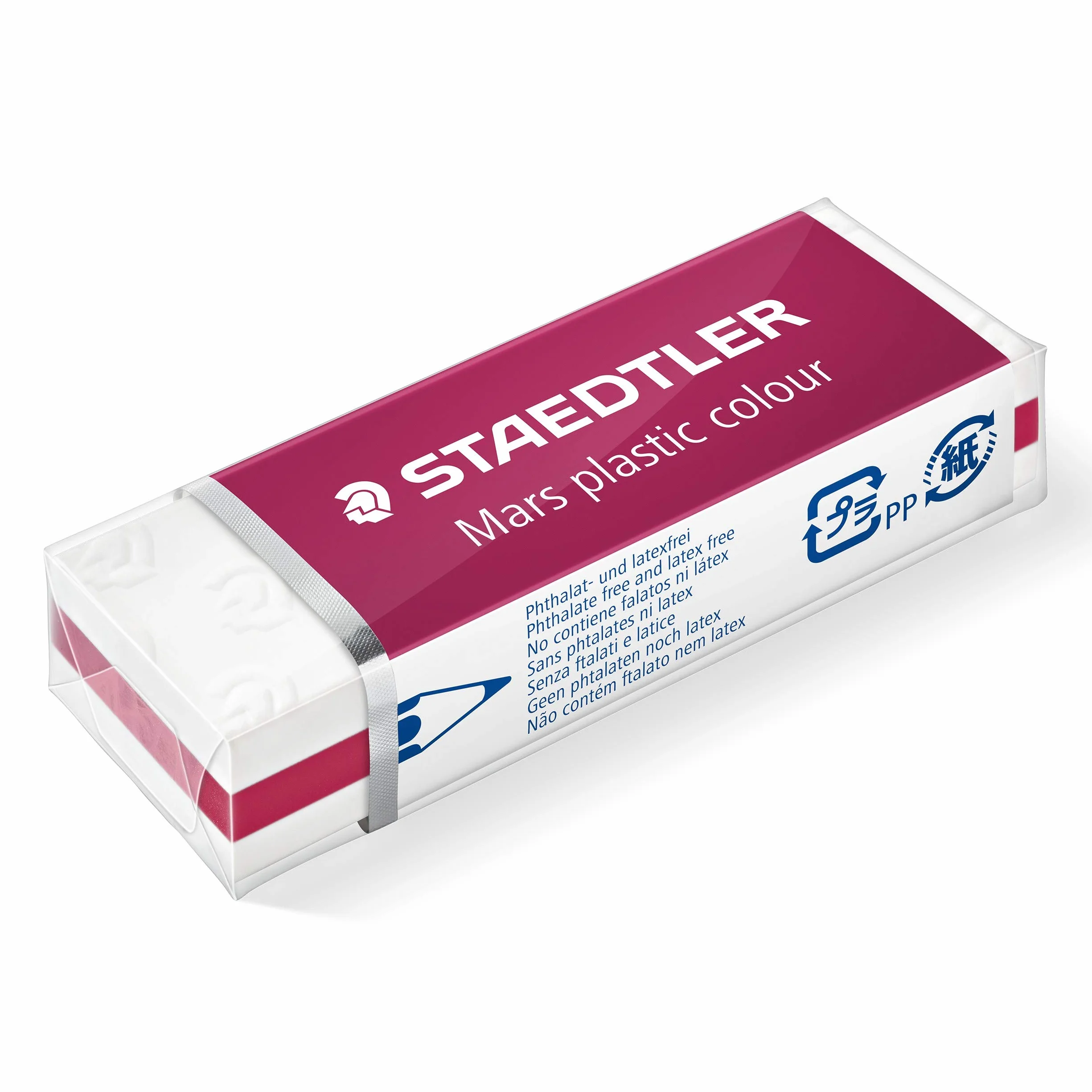 STAEDTLER Mars Plastic Colour Sandwich Eraser Blistercard 2 sztuki