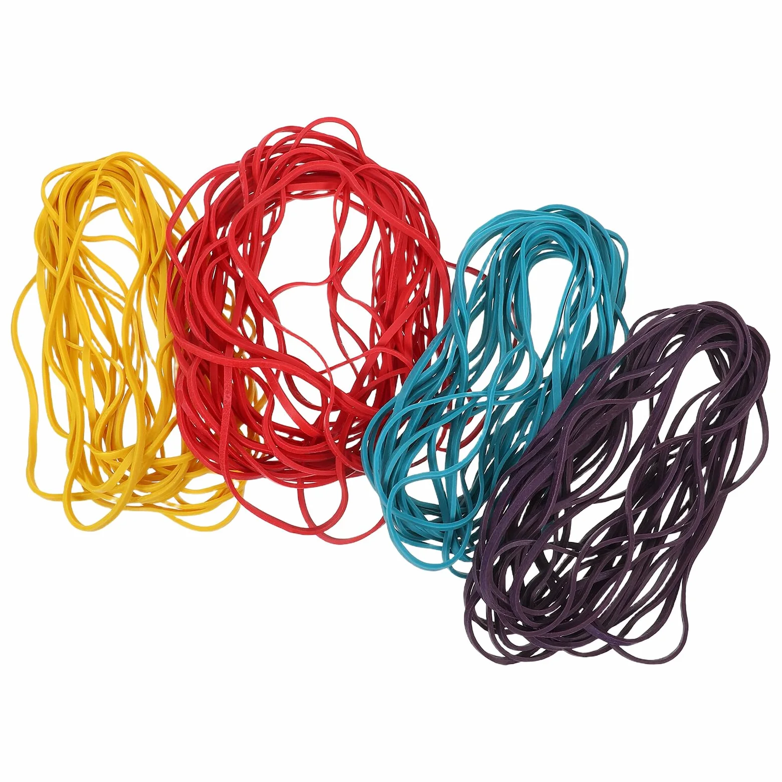 2560pezzi Elastici Colorati ad Alta Elasticità per Ufficio e Scuola per Organizzare Documenti Libri Scolastici e Forniture Confezione Economica