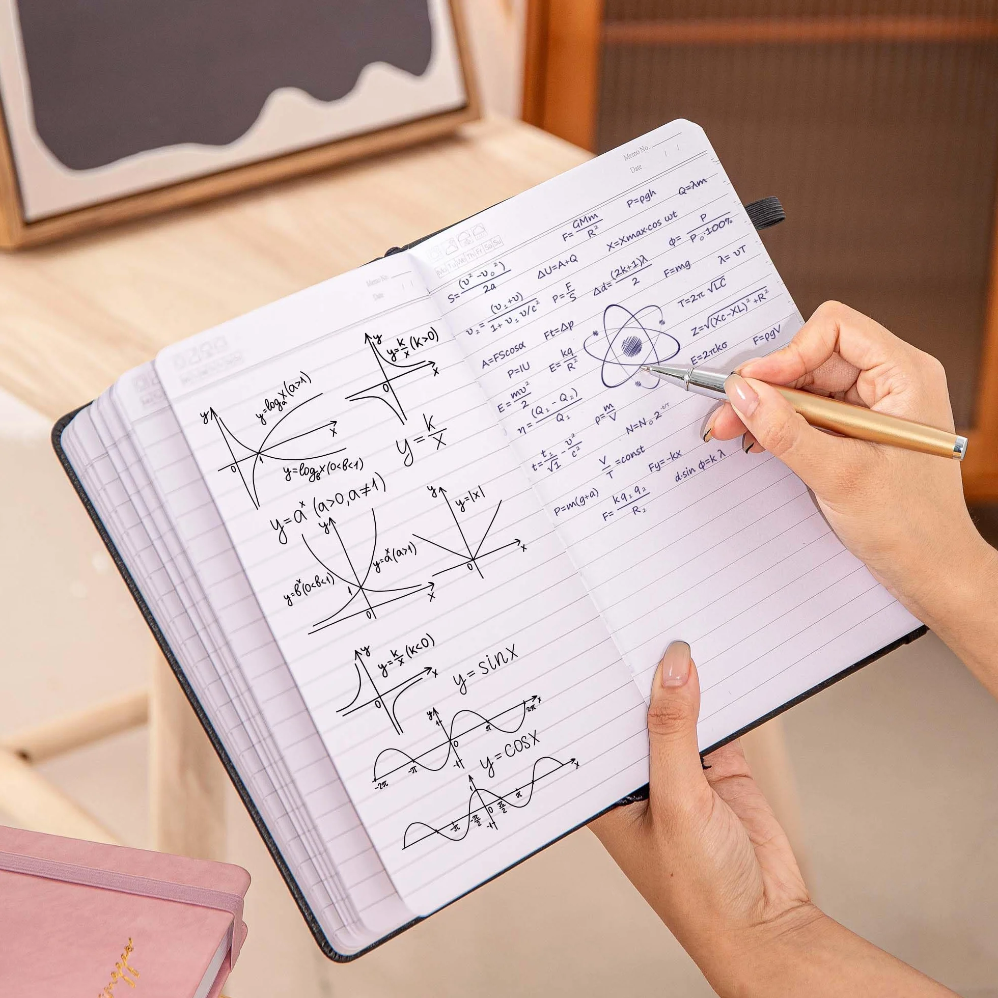 MGGAO Quaderno a Righe A5, 320 Pagine, Copertina Rigida, Carta 100 g/m²