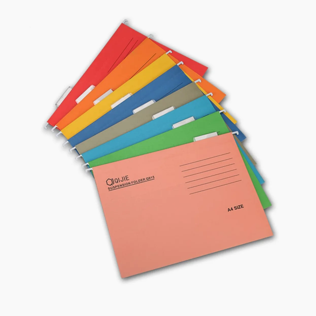 Angoily 3 Set Cartelline Appendibili Colorate Carta Per Organizzazione Documenti Per Ufficio E Casa Facili E Classificare Materiale Resistente E 8 Pezzi * 3