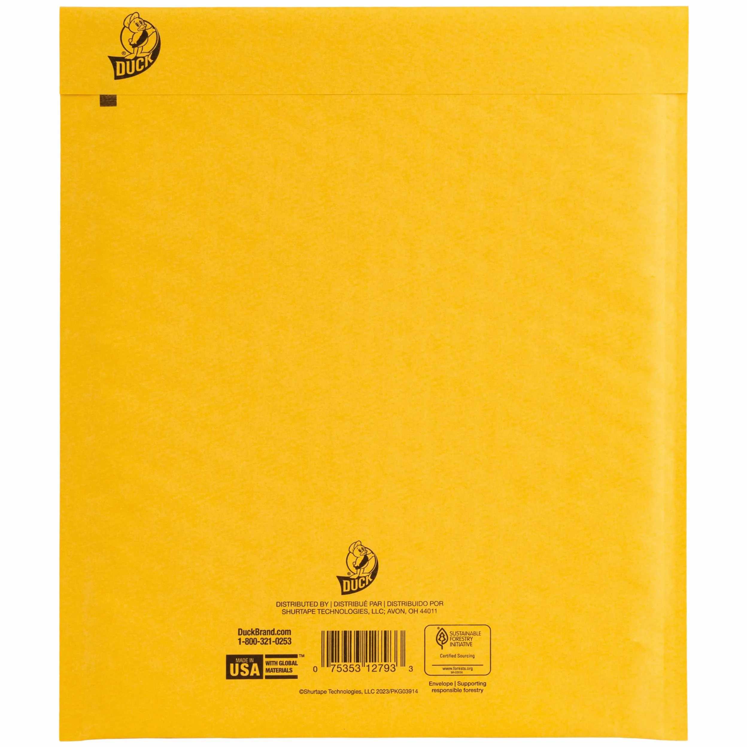 Duck Brand #2 Kraft Bubble Mailer, Manila, 21,6 x 27,9 cm, confezione da 25