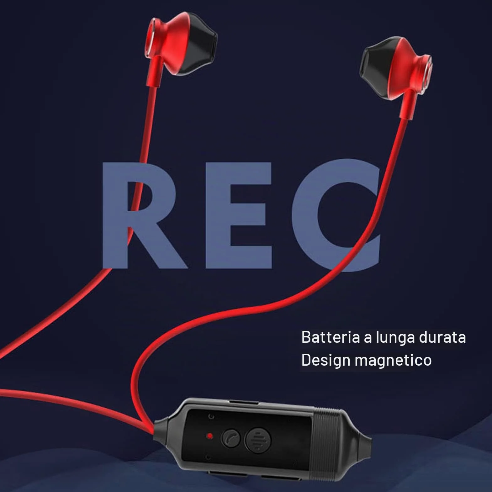 Cuffia per registratore di chiamate per Cellulare , Registrazione Automatica del registratore di chiamate per Telefono Visualizzazione 'alimentazione degli Auricolari Bluetooth per Le