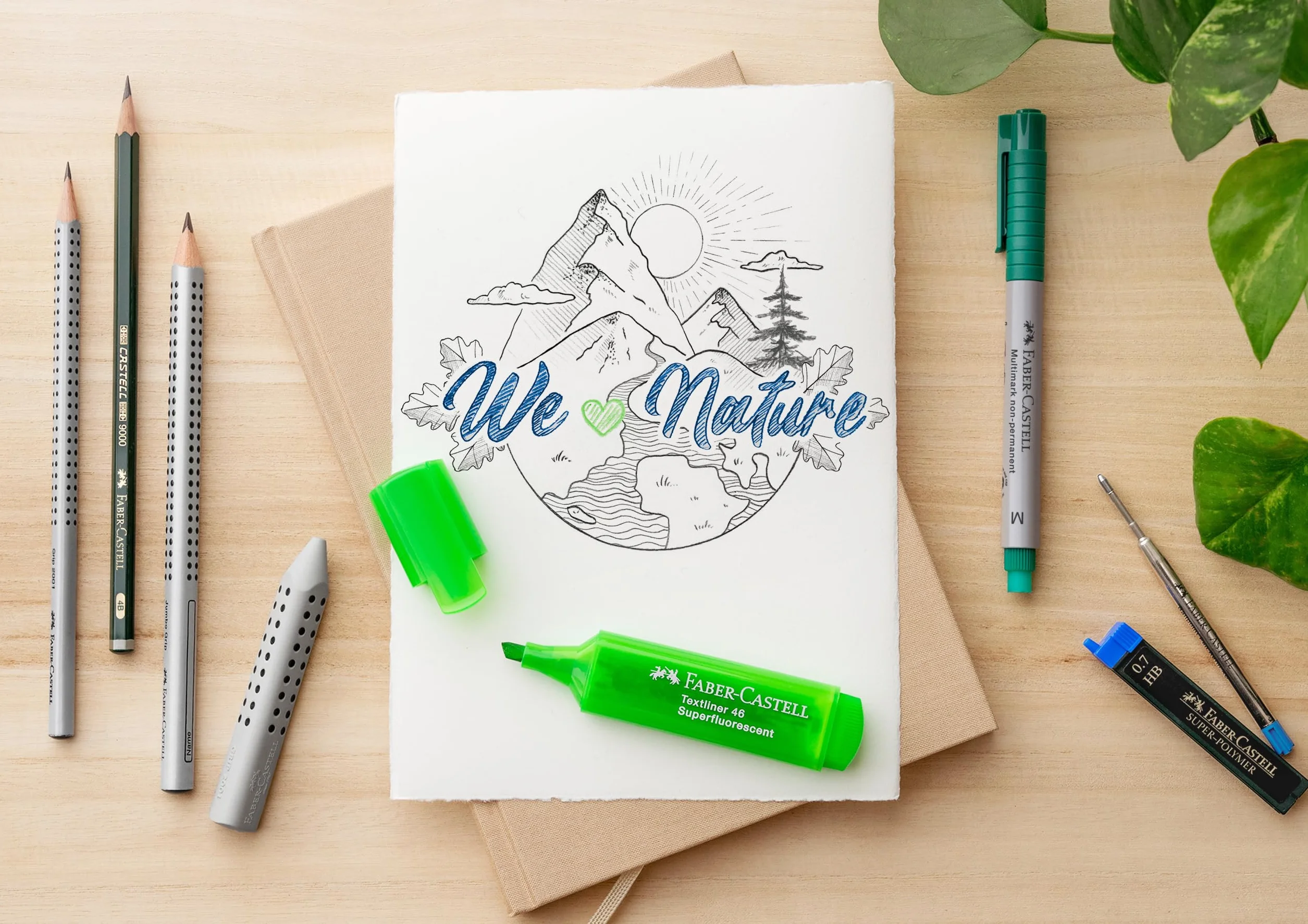 FABER-CASTELL Ricarica per penna a sfera XB blu 5 pezzi indelebile