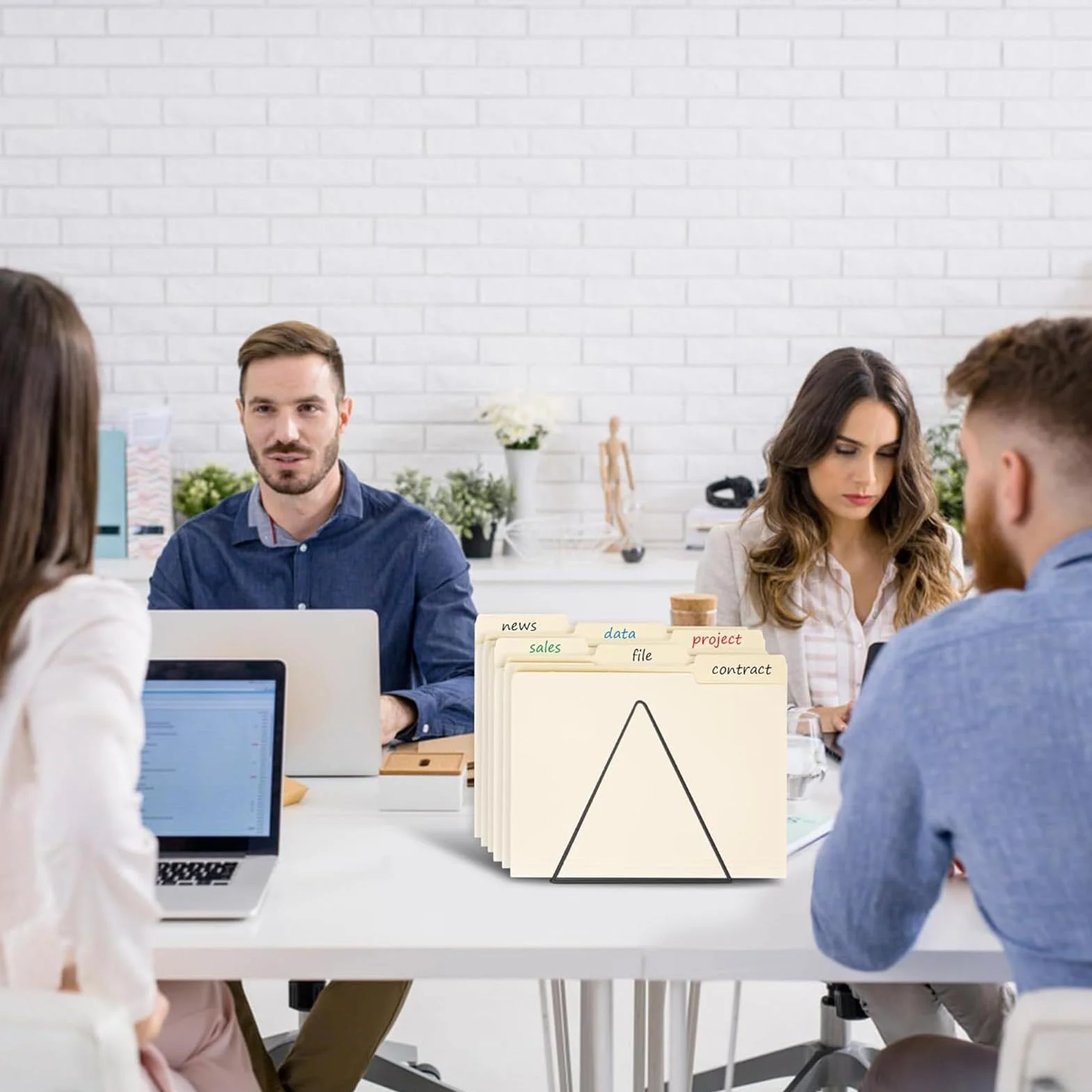 Cartelle Per Documenti - Per Archivio Con Linguette A 1/3 Posizione,Organizzazione Documenti Scuola Ufficio Gestione Flusso Lavoro Contratti Aziendali