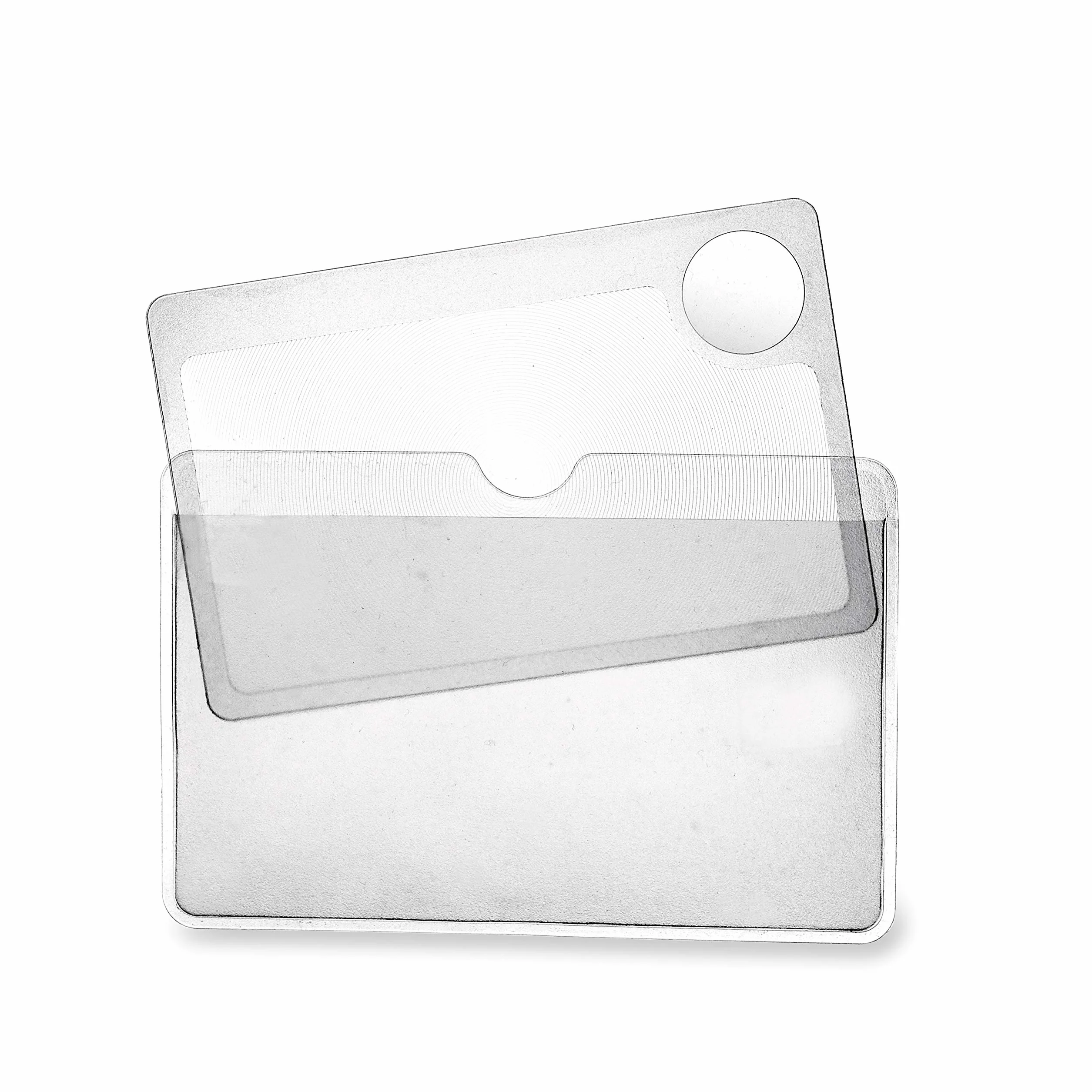 Carson Lente d'Ingrandimento 2,5x da Portafoglio, Dimensioni Carta di Credito, Lente Spot 6x, Confezione da 2
