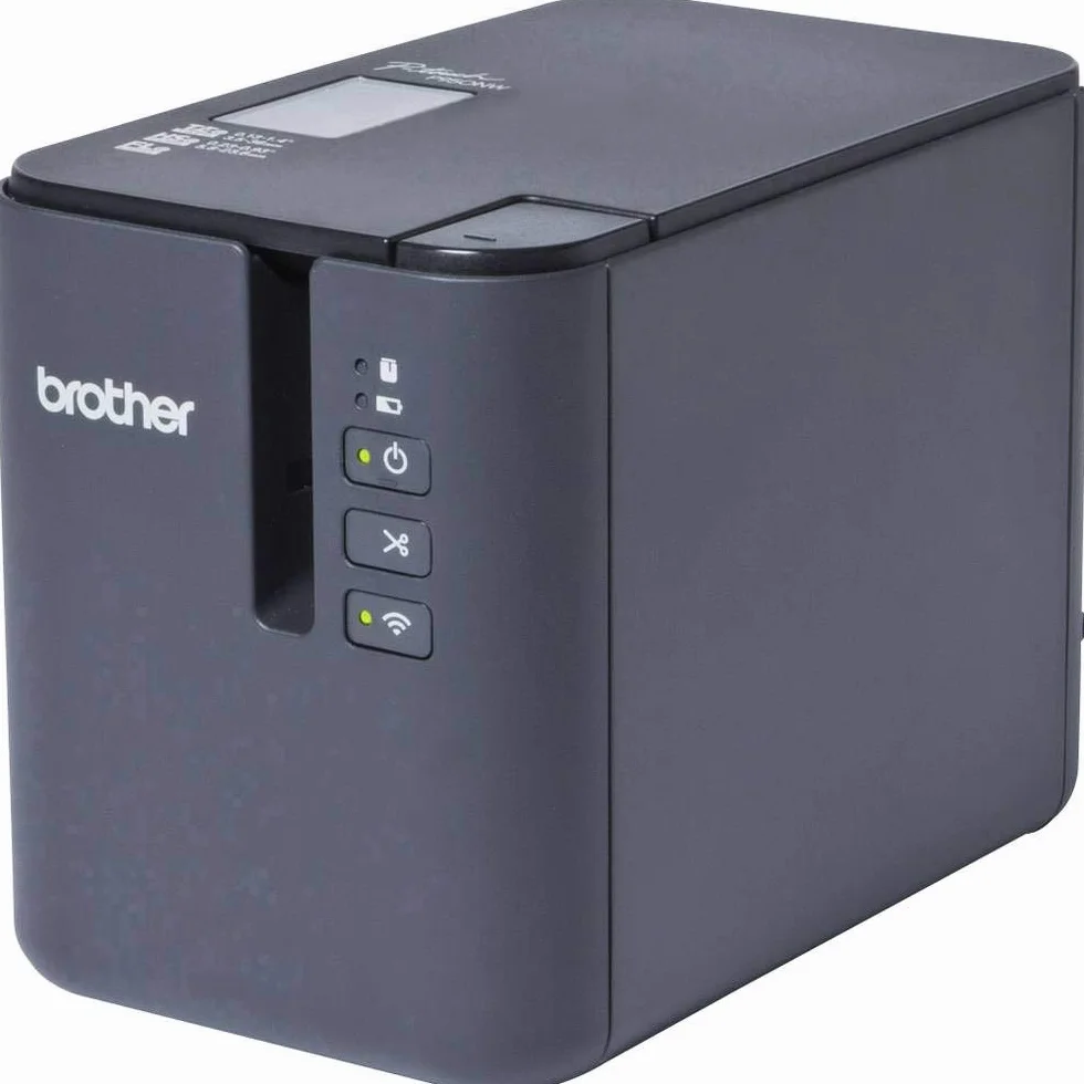 Brother PTP950NWC | Etichettatrice desktop | Collegabile a PC | USB, LAN e WiFi | Velocità fino a 60 mm/sec | Taglierina automatica | Risoluzione fino a 360dpi