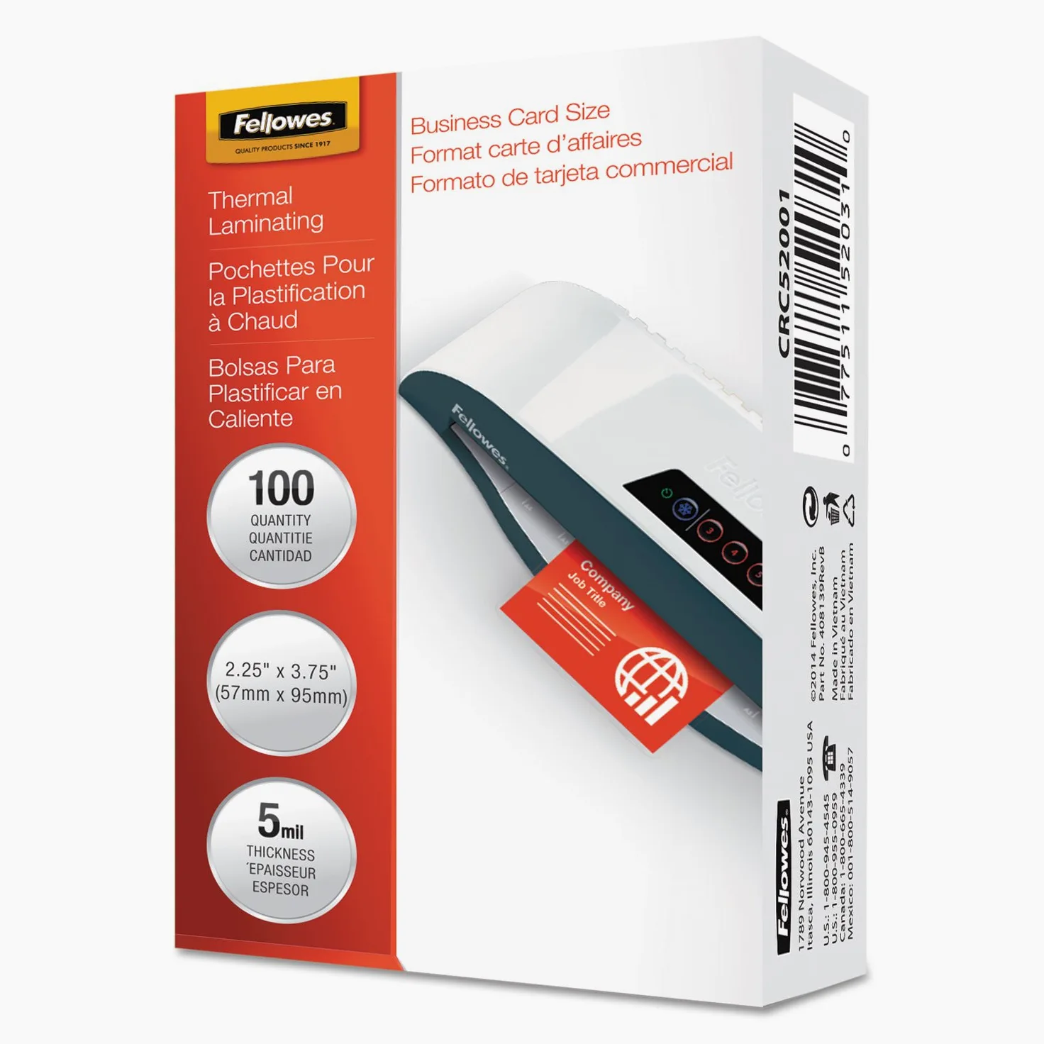 Fellowes 52031 100pezzo(i) Pellicola per plastificatrice
