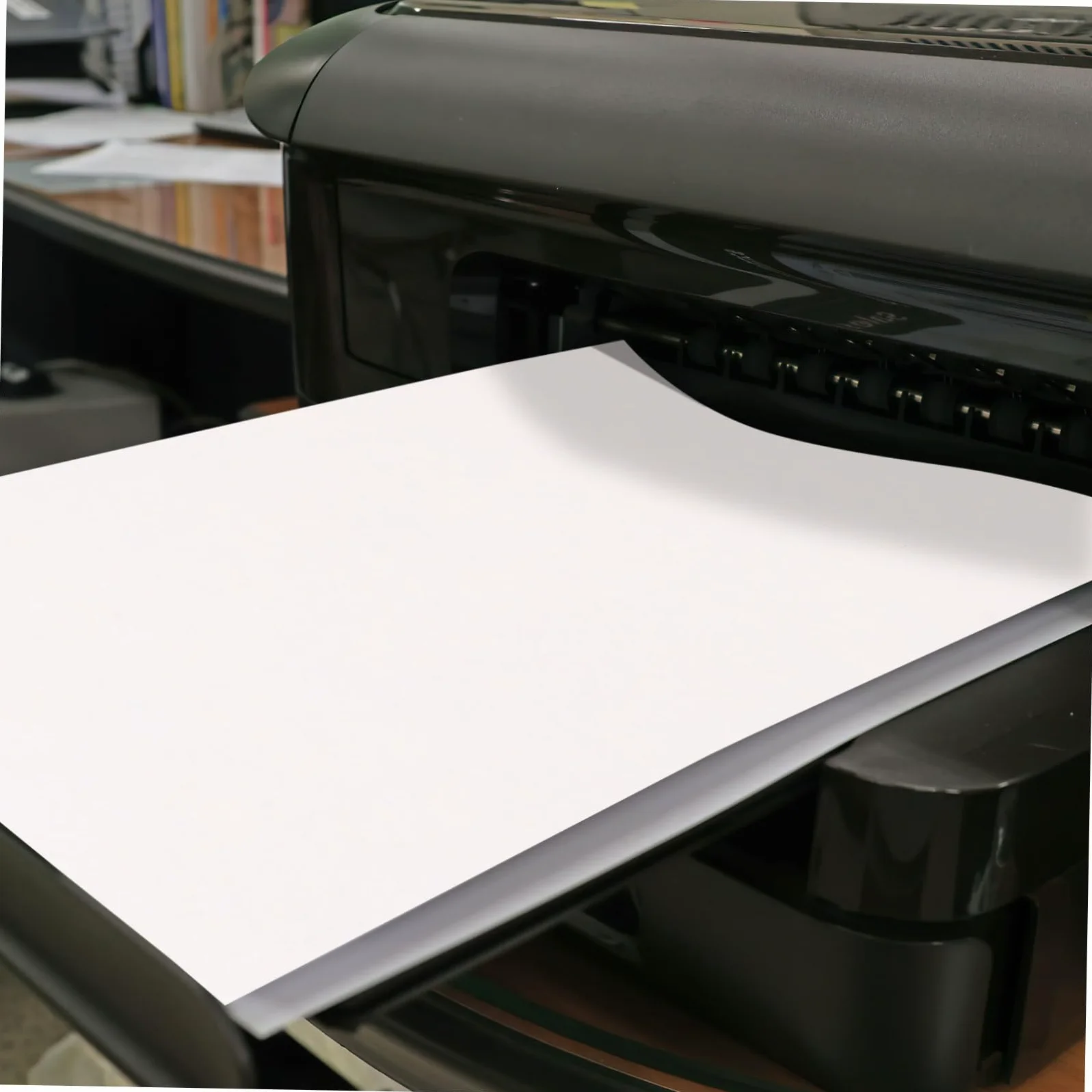 Carta Adesiva Stampabile in Vinile Bianco 100 Fogli A5 | Supporto Autoadesivo Rivestito, Fogli per Etichette e Cartellini Piante, Uso Casa e Ufficio