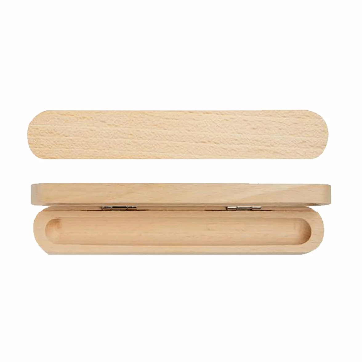 Penna a scatto in bamboo inchiostro nero con touch screen e scatola in legno personalizzati con incisione laser Top Tie
