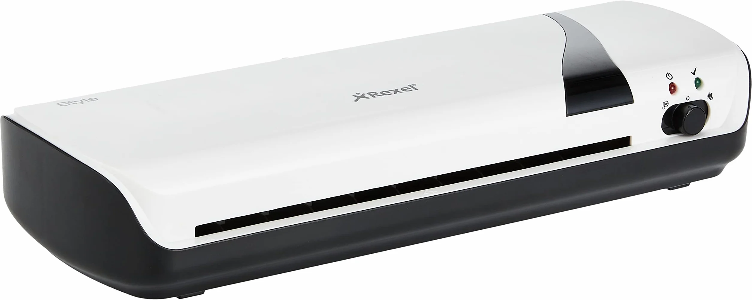 Rexel Style Laminatrice Adatta a Plastificare dal Formato ID al Formato A4, Compatibile con Buste fino a 125 Micron di Spessore, Riscaldabile in 4 Minuti, Bianco, 2104513