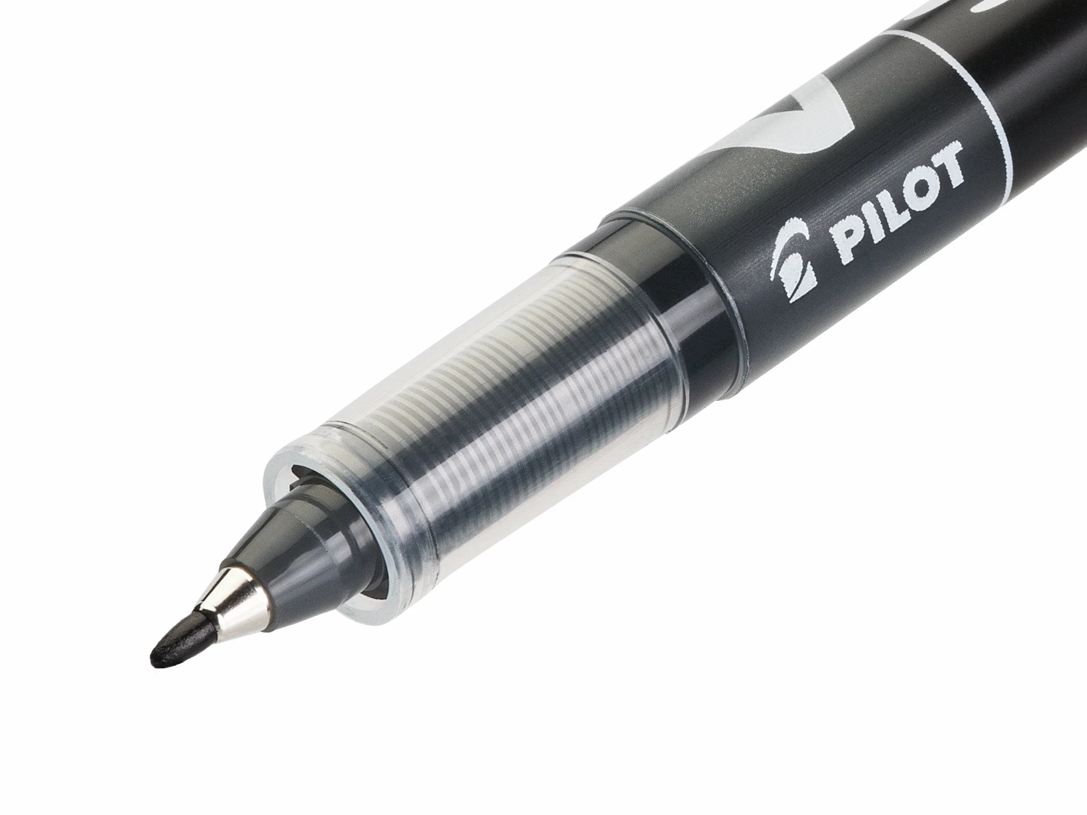 PILOT V-Sign Set 4 Penne a Pennarello Inchiostro Liquido Nero Punta Media