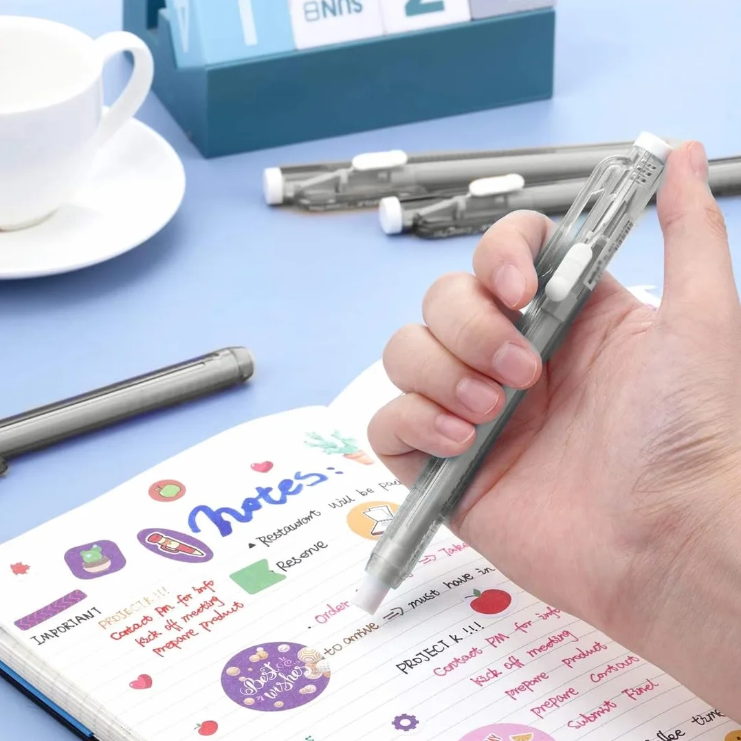 Penne riempibili in gomma di precisione 4 pezzi per design studio ufficio