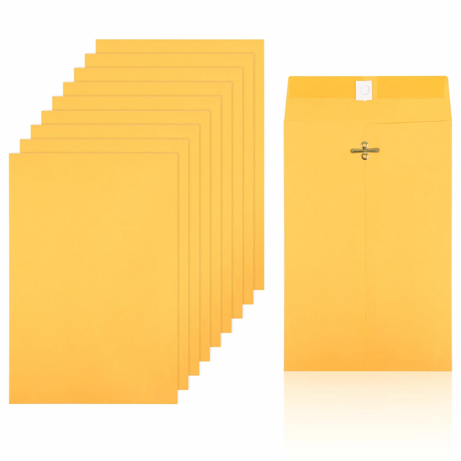 Buste Kraft Grandi Spesse con Chiusura Adesiva Heavy Duty 15,2x22,9cm 10pz