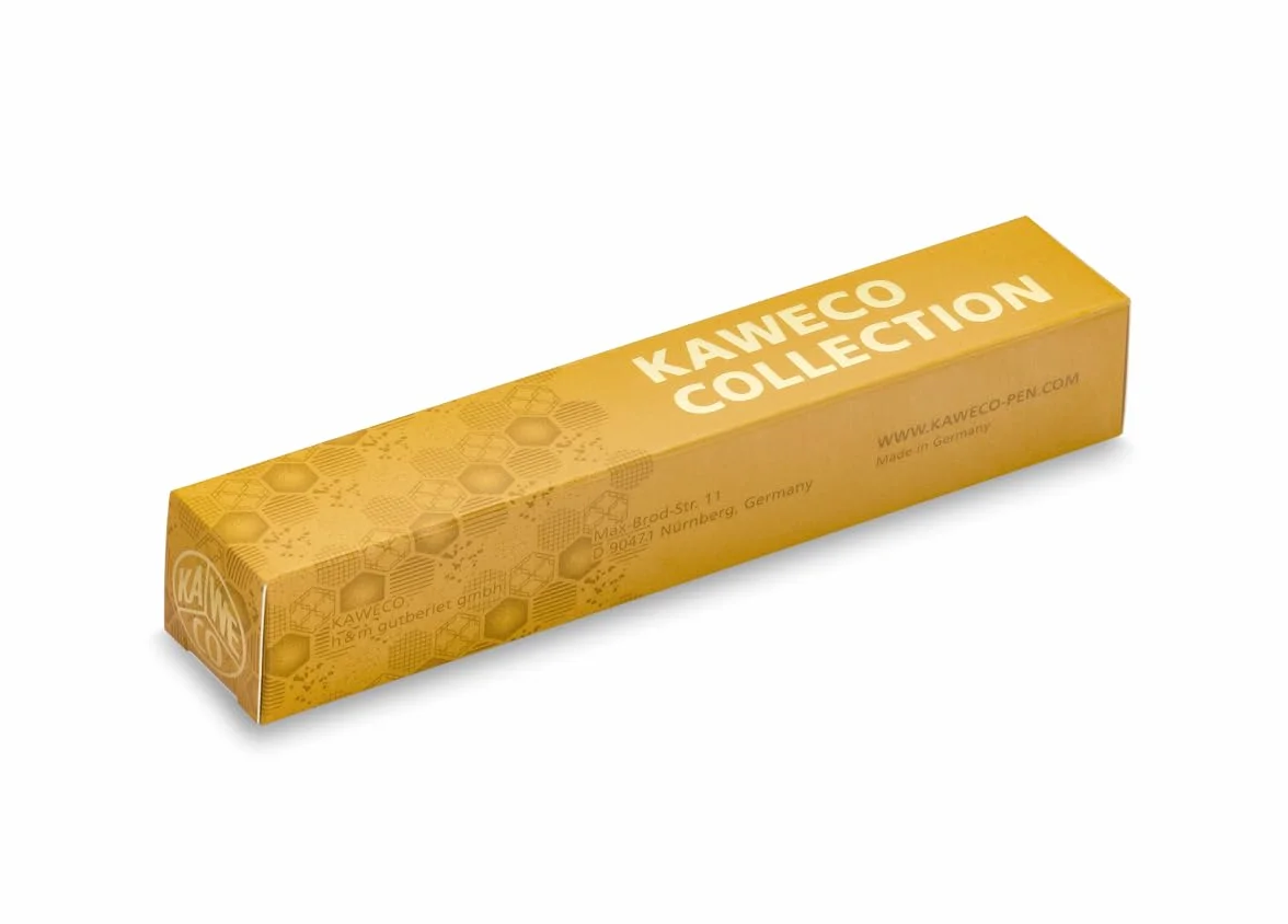 Kaweco COLLECTION - Penna stilografica Honey I, con pennino in acciaio, per cartucce d'inchiostro, colore giallo, 13 cm, pennino I, M, colore: giallo