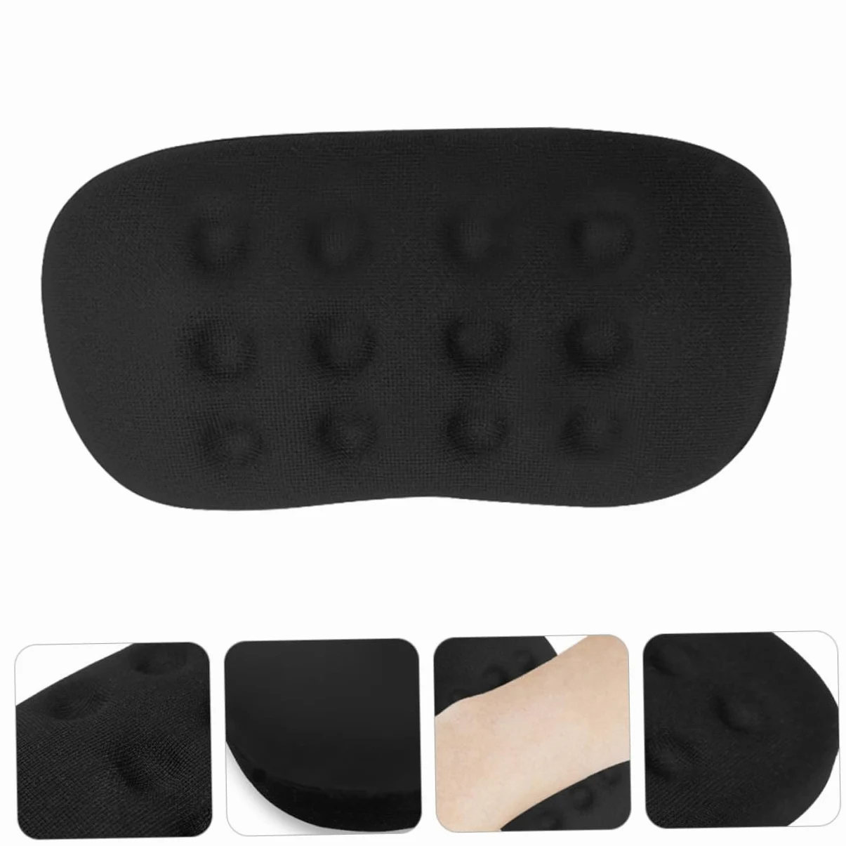 Angoily 3 Pezzi Tappetino Ergonomico per Poggiapolsi per Memory Foam con per Ufficio Comfort per Lavoratori e Gamer Antiscivolo e Resistente