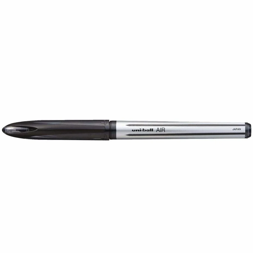 Uni-ball UB-188-L Air Rollerball Pen 12-Pack, Inchiostro Nero Super Ink