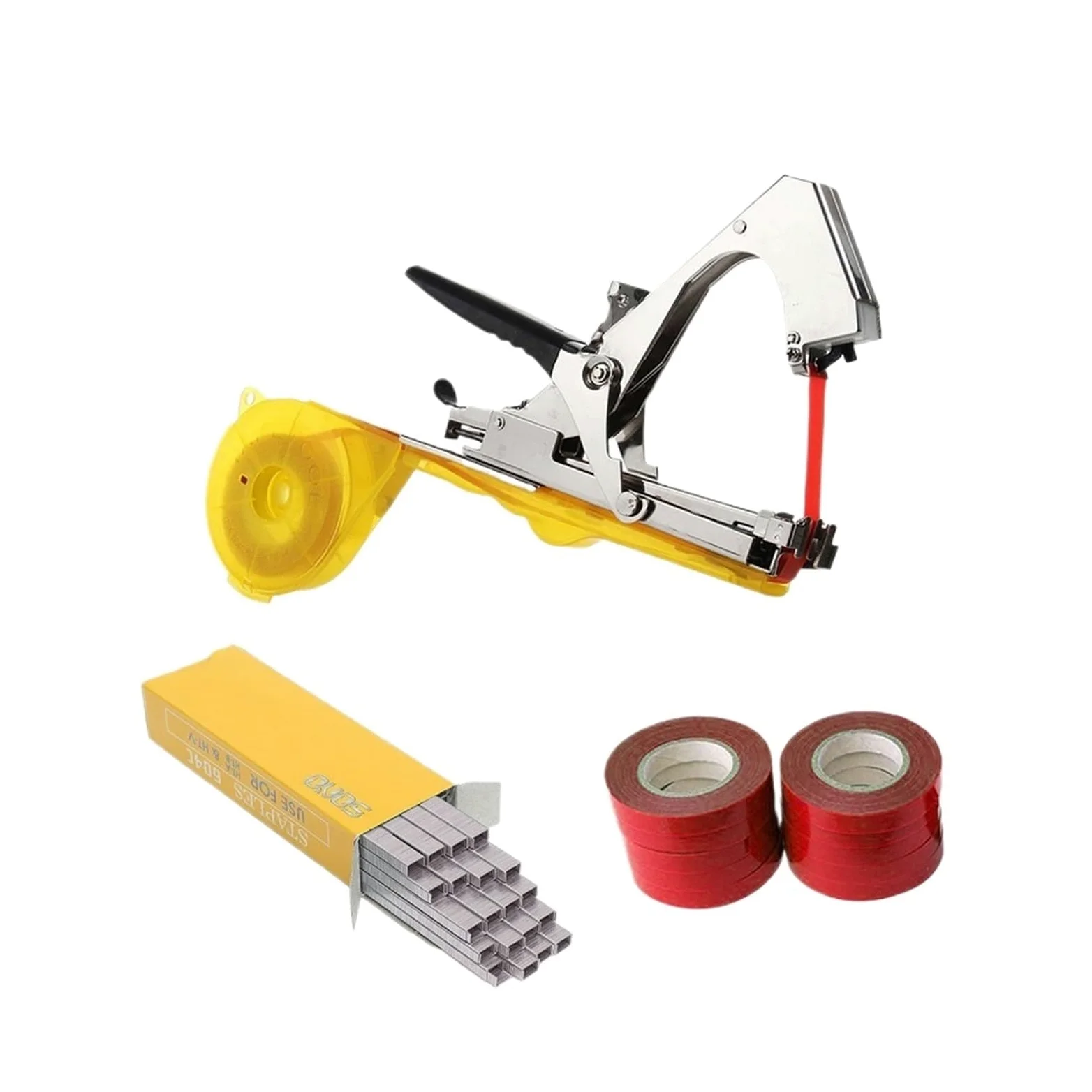 Macchine rilegatrici APPETTRIA DI PIANTA DI PIANTA DI PIANTA MACCHINA A MATRINA TAPENER Rilegatrice a dorsi plastici(YELLOW 10PC Red)