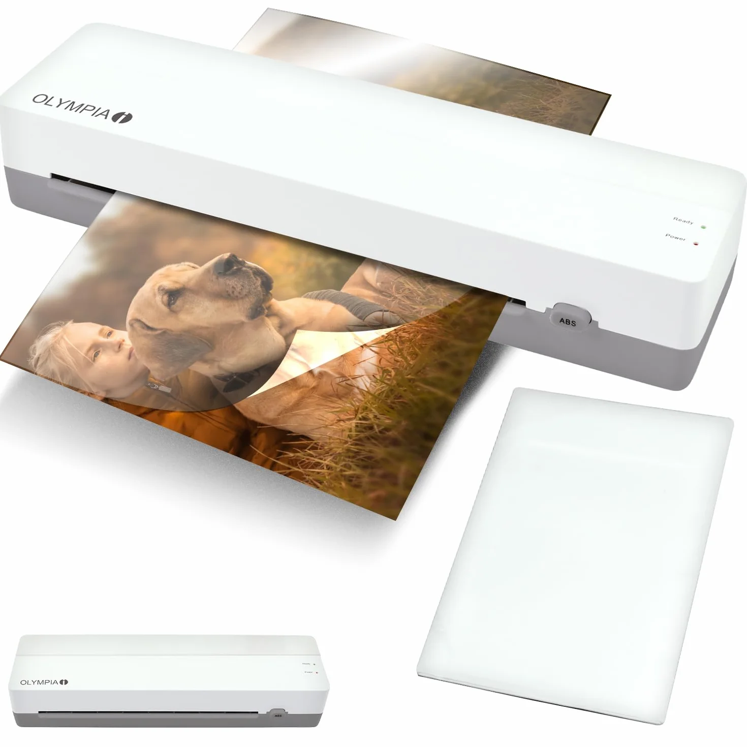 OLYMPIA A130 Plastificatrice A3 | Fogliatrice compatta per ufficio, scuola e casa | Laminazione a caldo fino a 320 mm | Per pellicole di laminazione da 80 – 125 micron | Plastificatrice A3 & A4 |