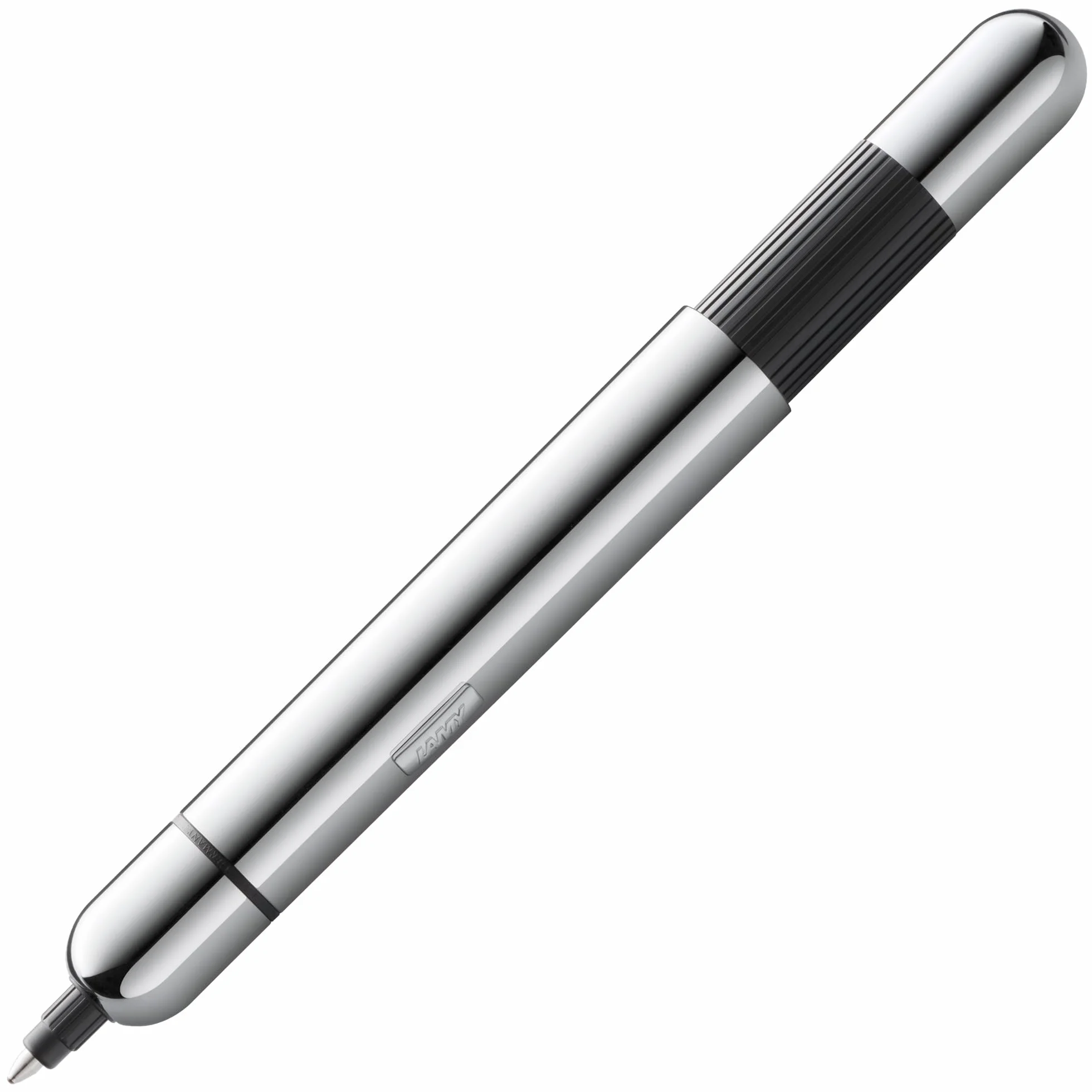 Lamy pico chrome penna a sfera - sfera tascabile innovativa - con un solo scatto a misura naturale - involucro in metallo e larghezza di tratto M - refill M 22 in nero incl.