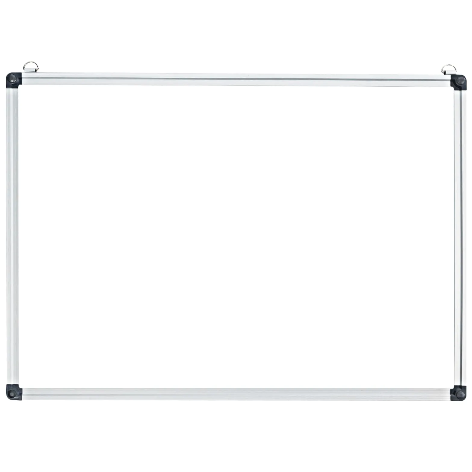 COSTWAY Lavagna Magnetica Bianca, Lavagna Cancellabile con Cornice in Alluminio per Scuola Casa Ufficio, Vari Dimensioni Disponibili (60 x 40 cm)