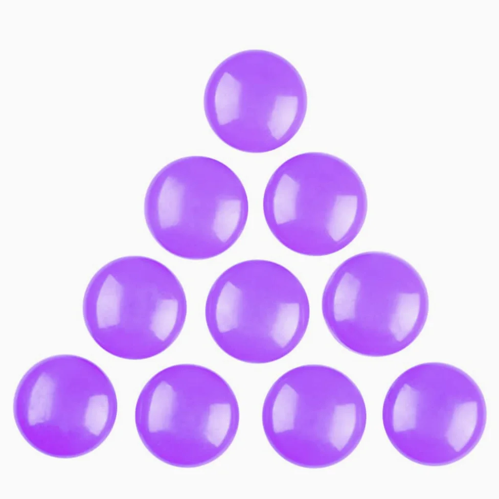 Magneti da ufficio, 100 pz, frigorifero rotondo colorato viola e magneti da lavagna