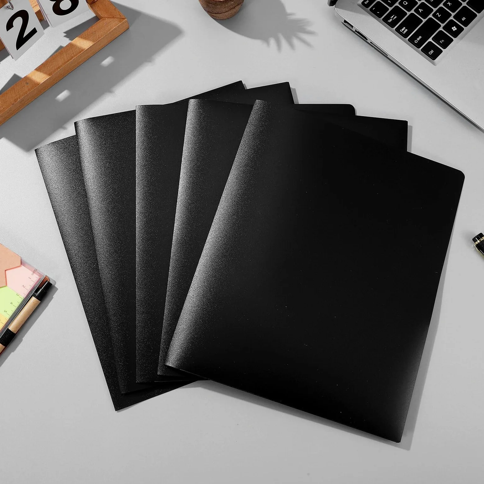 Gadpiparty Cartelle Portadocumenti Scomparti per Biglietti da Visita, 12 Pezzi, Organizer in Plastica Formato A4 per Uso Scolastico e Ufficio, Struttura Robusta
