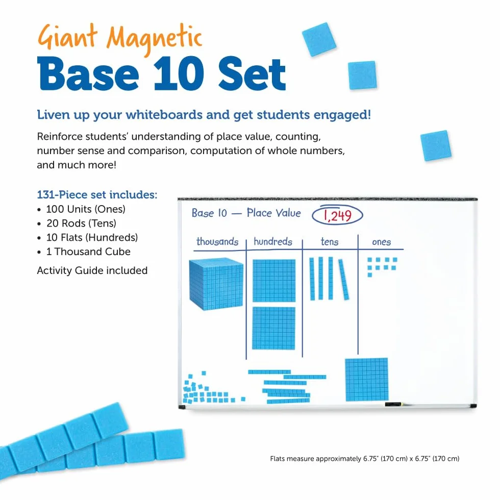 Learning Resources Set dimostrativo Magnetico con Sistema decimale