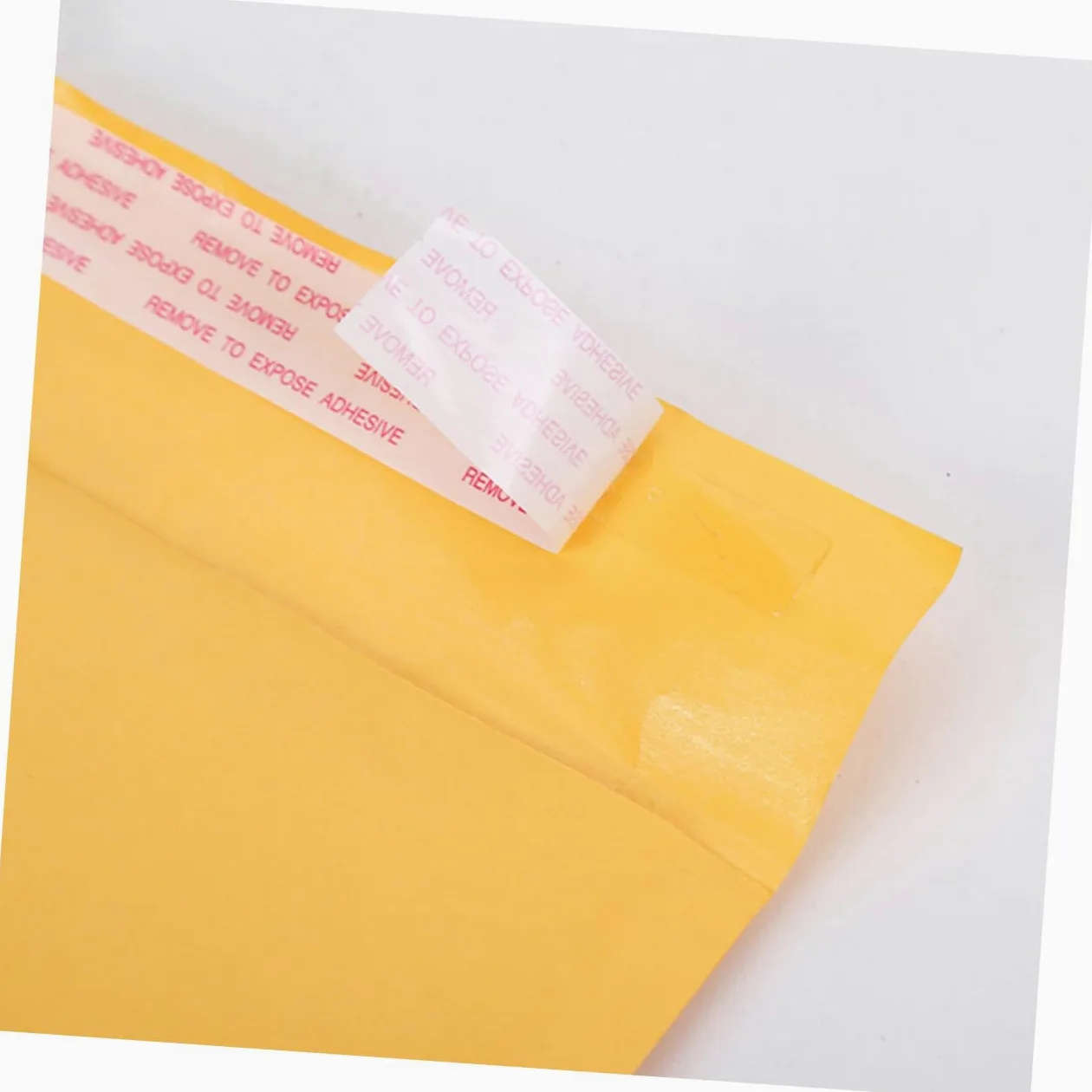 Buste a Cuscinetto D'aria in Carta Kraft Arancia, 50 Pezzi, Spedizione | Pe e Carta Kraft, Autochiudenti e Impermeabili, per Negozi e Scuole, Adatte a Scrittura Ordinata
