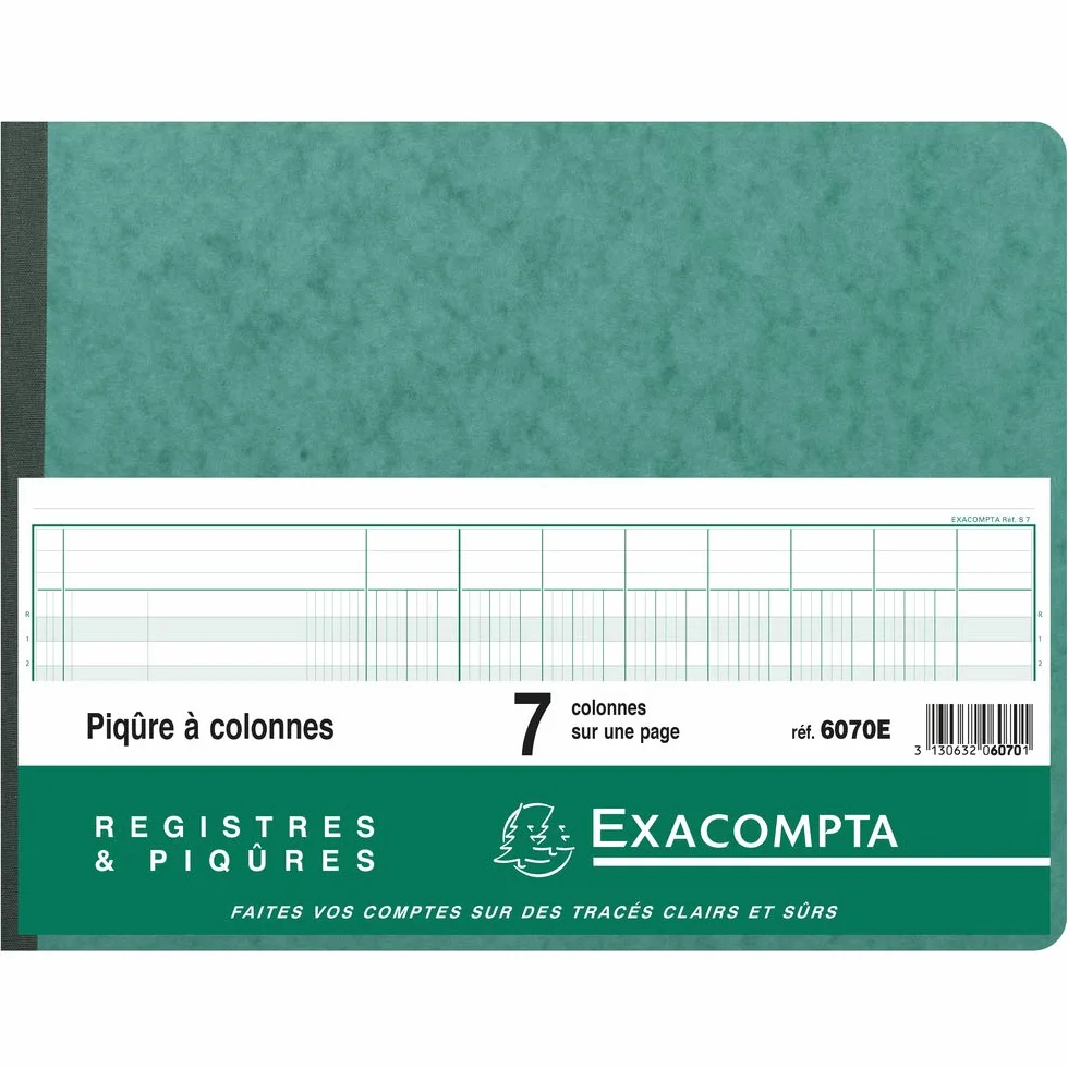 Exacompta 6110E – 25/32 11 colonne 80 pagine 7 colonnes
