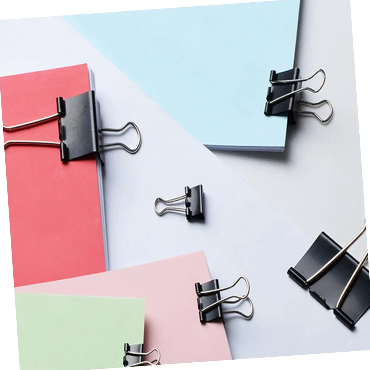 Binder Clips 51mm Ferro Nero 36 Pezzi, Ferma Documenti | Festa Scuola Decor, Cartoleria Scuola, Penne per Scuola, Raccoglitori Documenti