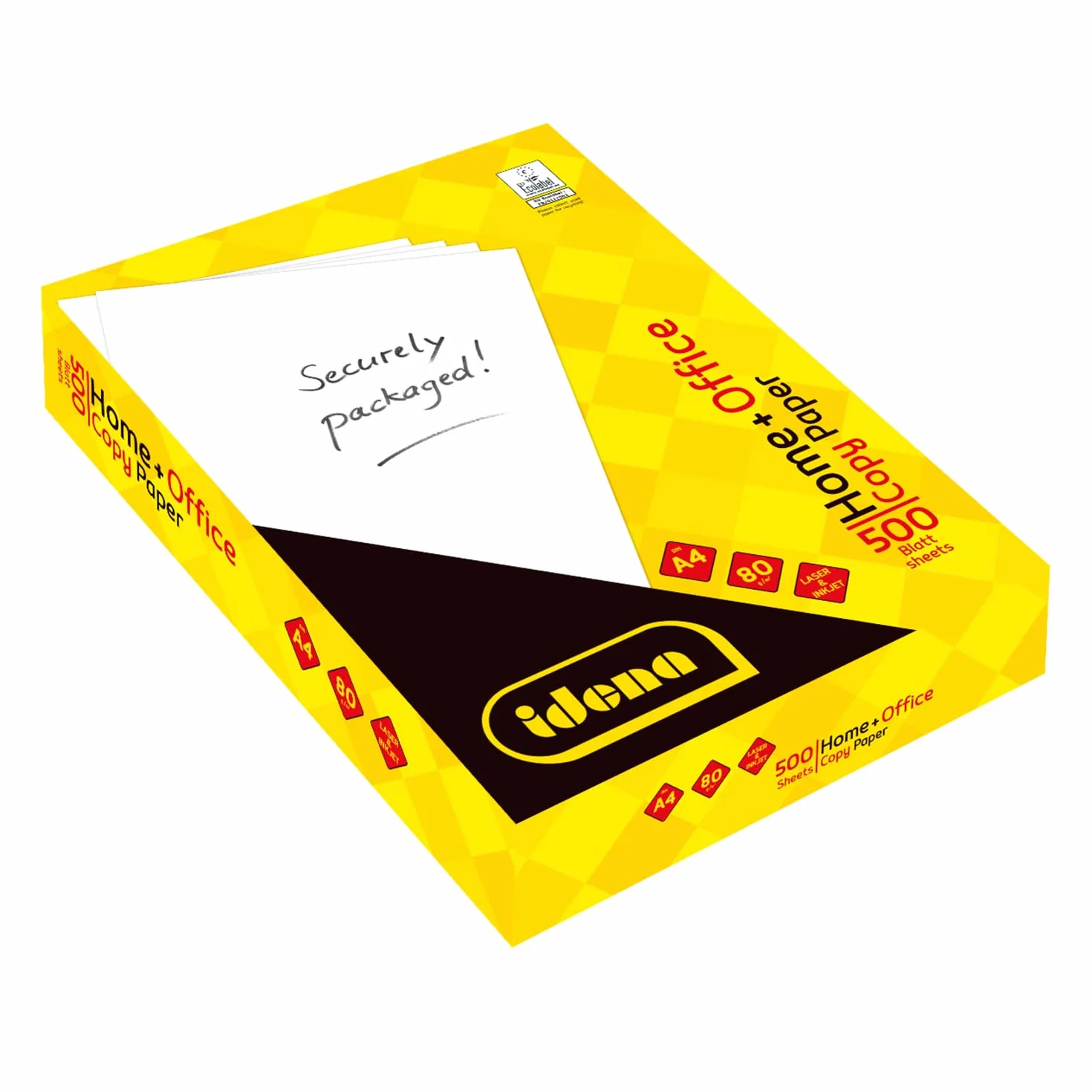 Idena 90950 Carta per fotocopie A4 5 confezioni da 500 fogli 80 g/m²