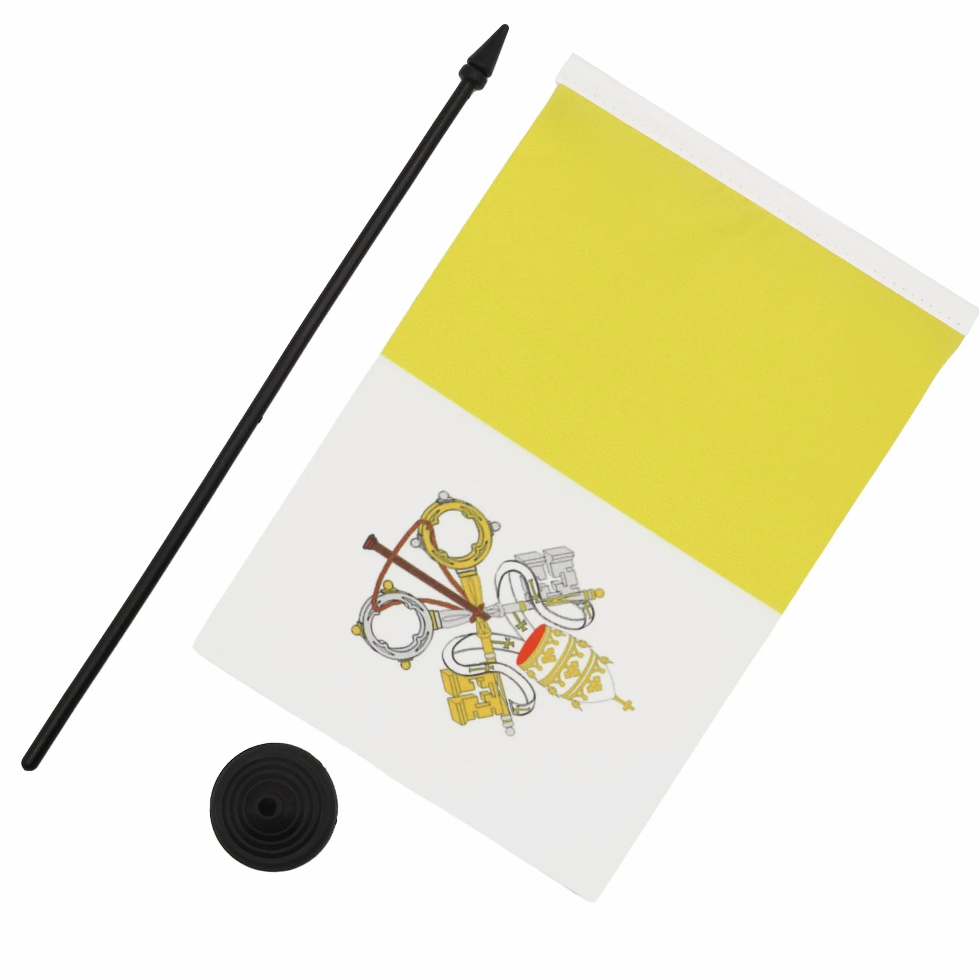 AZ FLAG Bandiera Da Tavolo Città Del Vaticano 21x14 cm