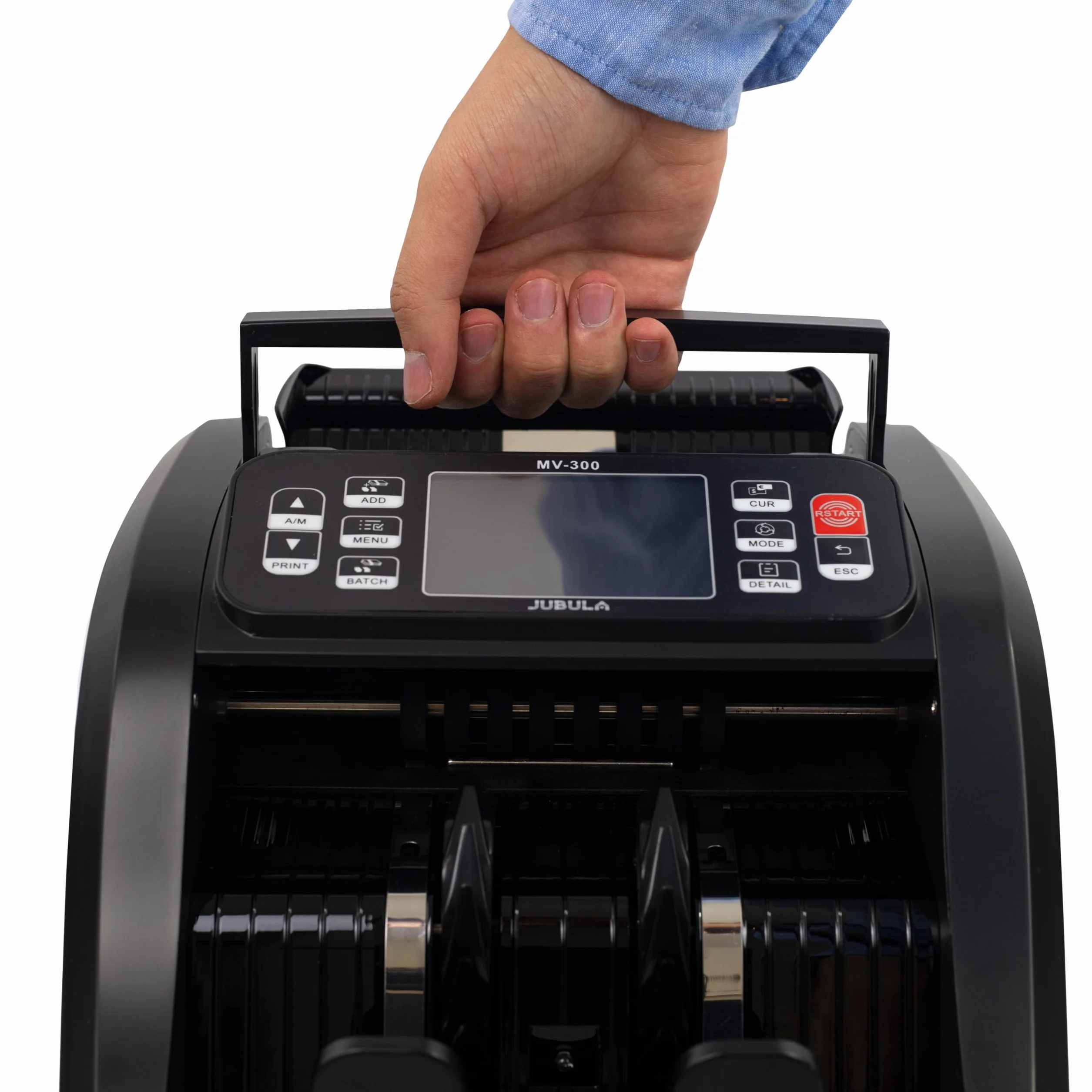 MV-300 Macchina conta banconote professionale a denominazione mista | EUR, USD, GBP | Verifica banconote | Macchina conta soldi | Contabanconote professionale miste | Contasoldi