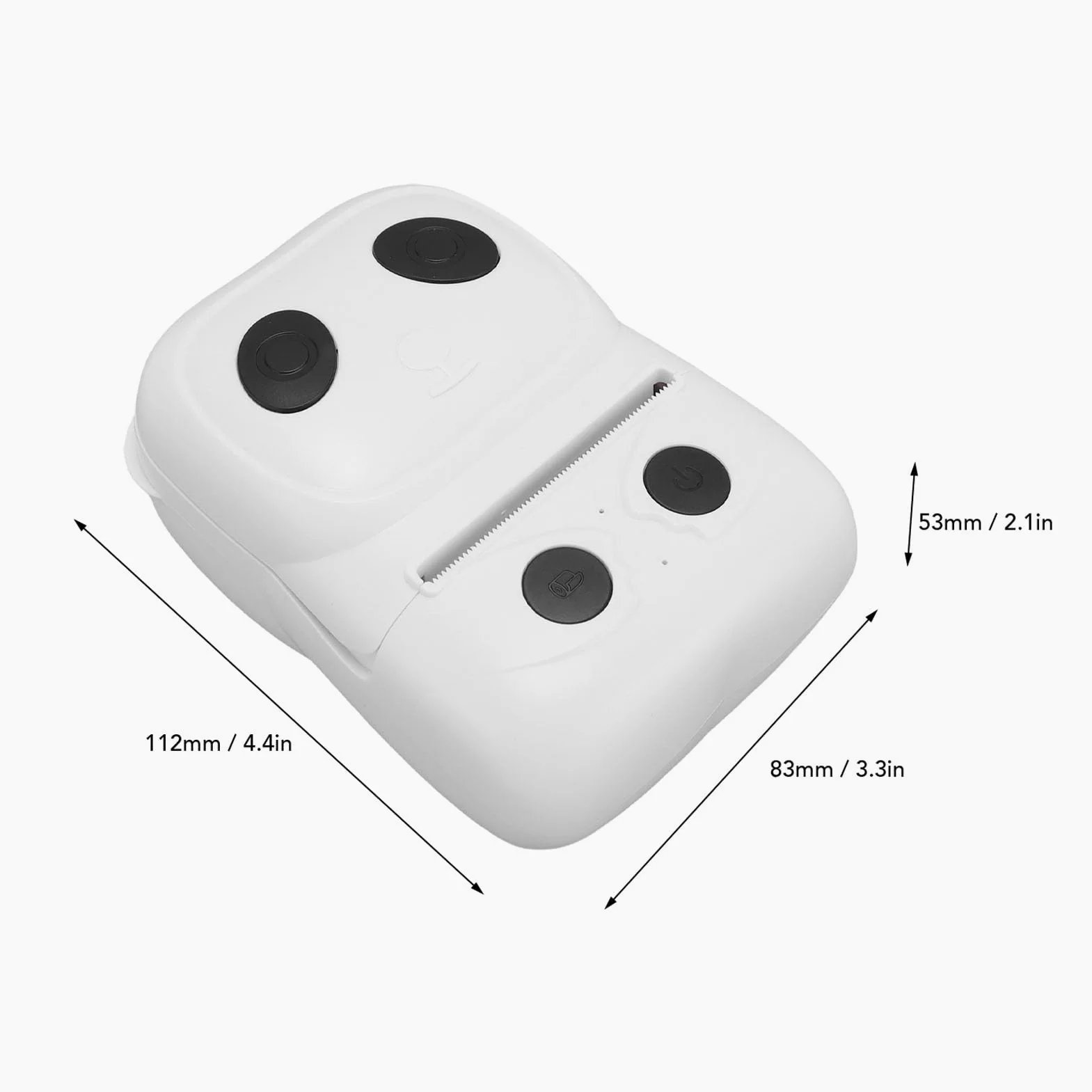 Stampante Termica per Etichette Bluetooth da 50 Mm, Etichettatrice Portatile con Batteria da 1500 MAh per L'organizzazione della Logistica Al Dettaglio di Uffici Domestici