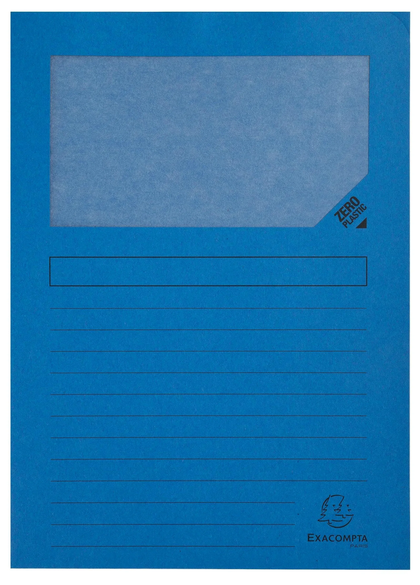 Exacompta 100 cartelline con finestra Forever® Blue Angel assortite