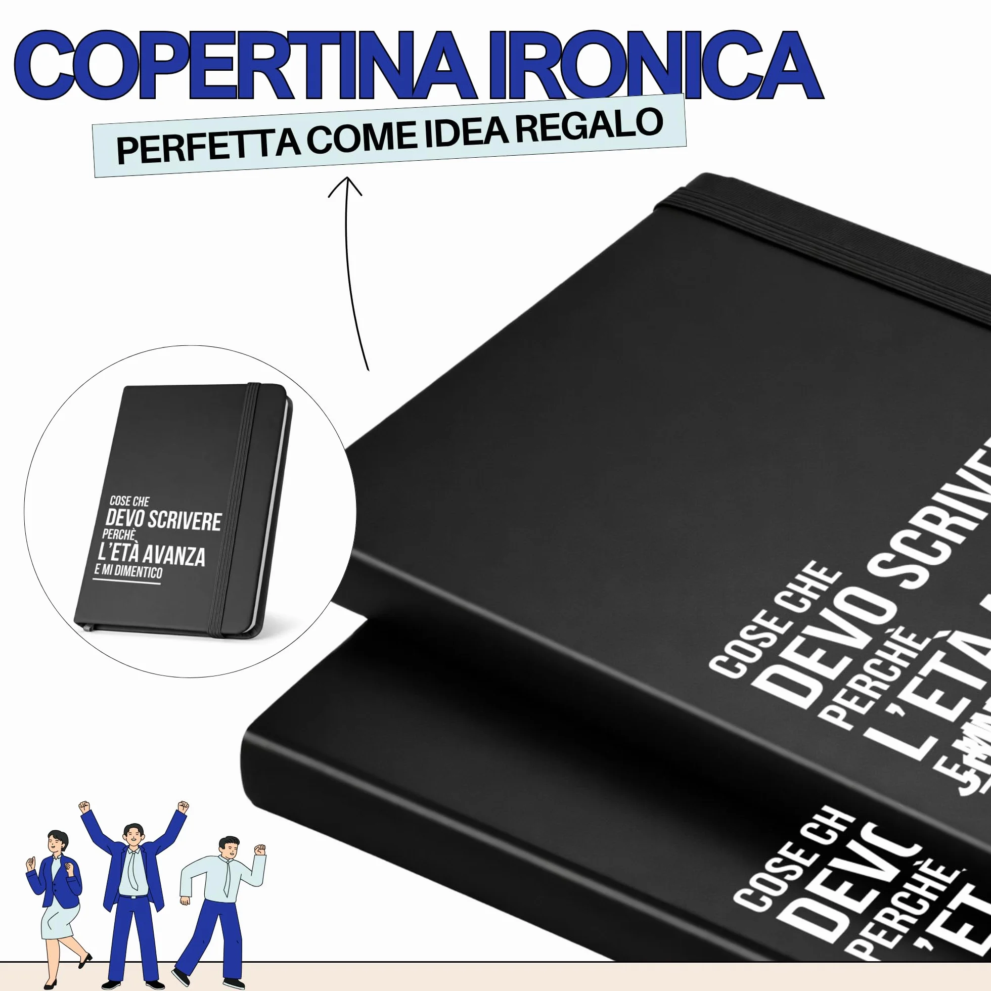 Taccuino A5 Righe Ironico Regali Collega Donna Uomo Quaderno Appunti