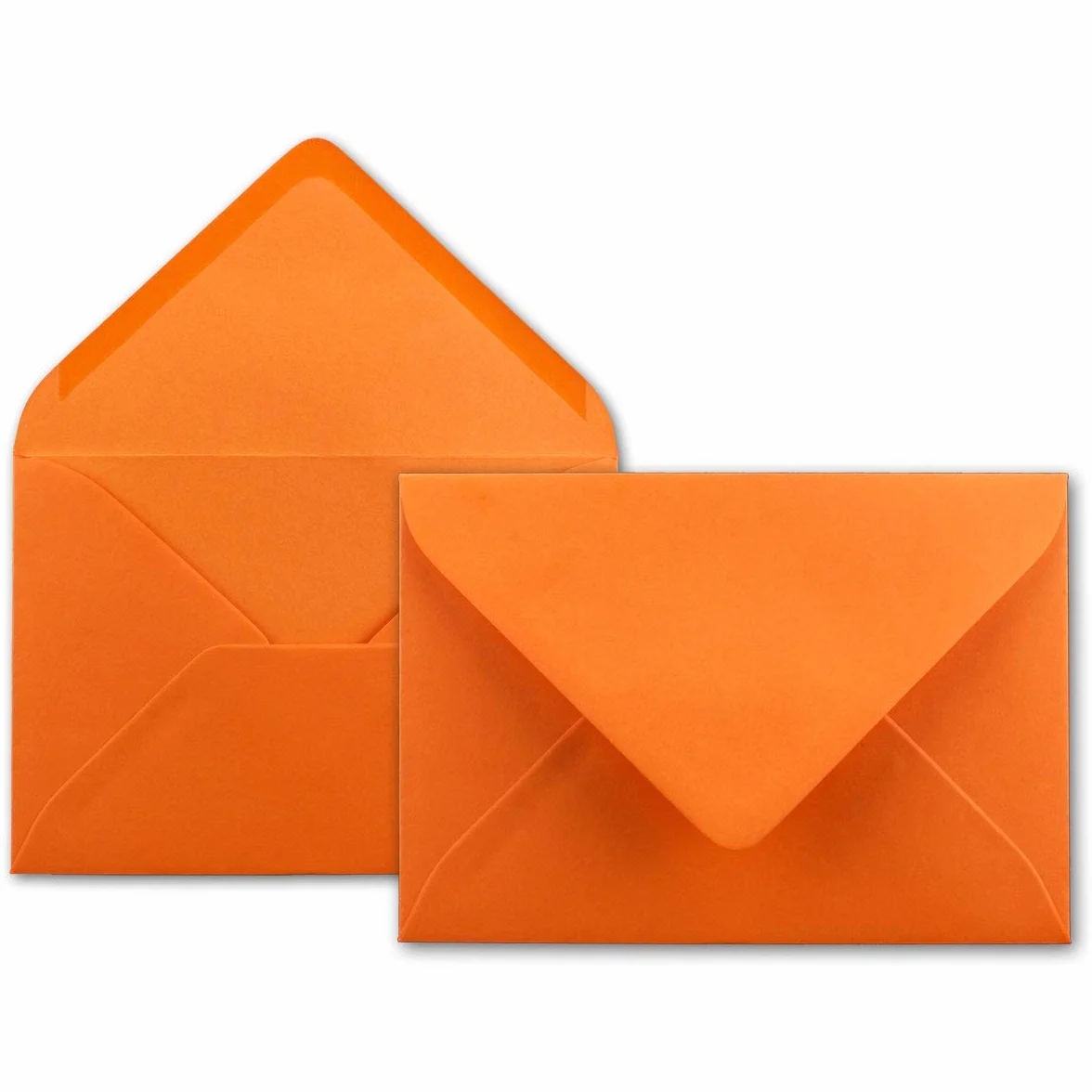 Buste da lettere 80 g/m² formato B6 175 x 125 mm chiusura adesiva 50 Umschläge Orange