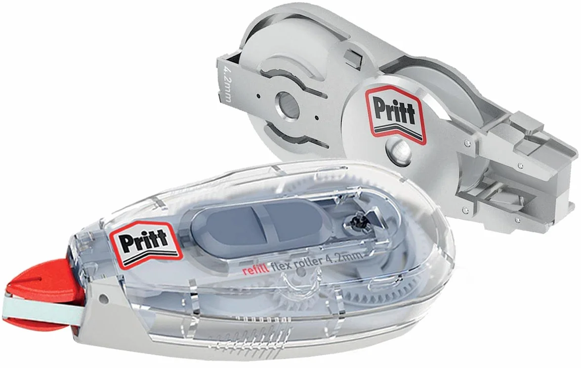 Pritt Correttore Refill Flex System, Correttore a Nastro Ricaricabile, 4.2mm x 12m