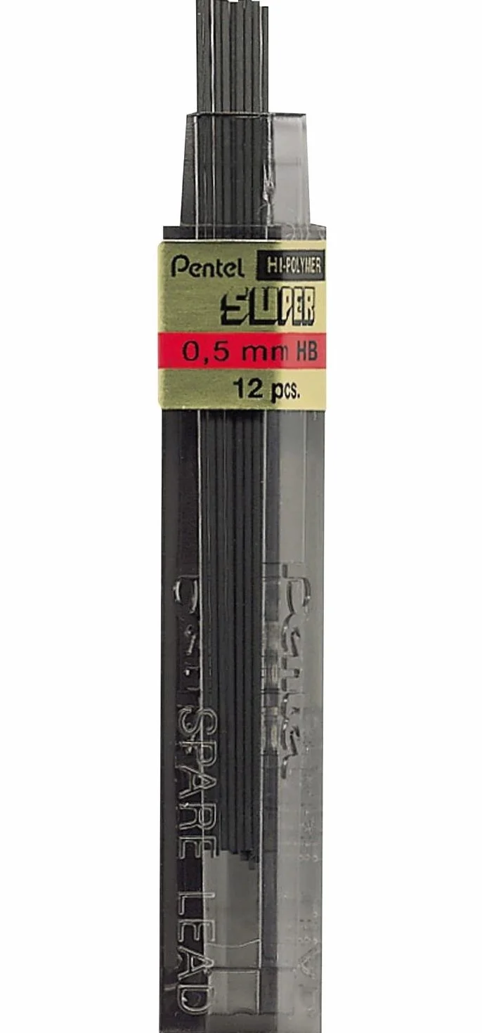 Pentel C505 HB Lápiz 0.5mm Paquete 12