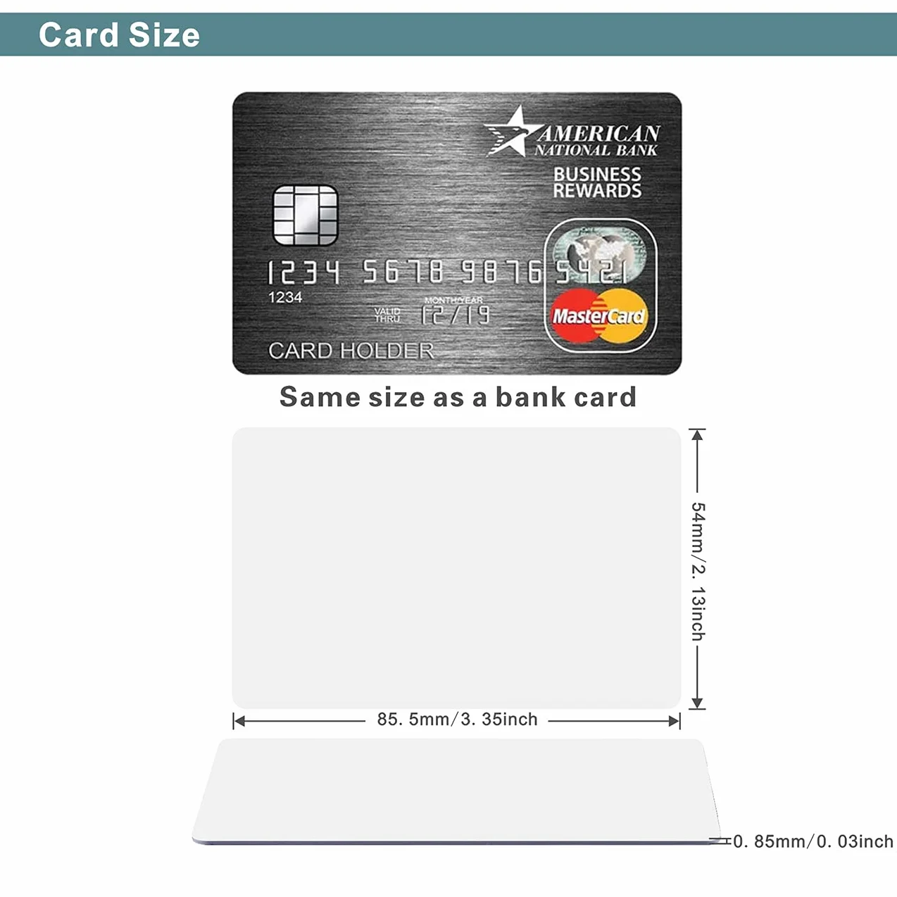 NFC Carta Programmabile Ntag215 30 Pezzi 504 Byte di Memoria