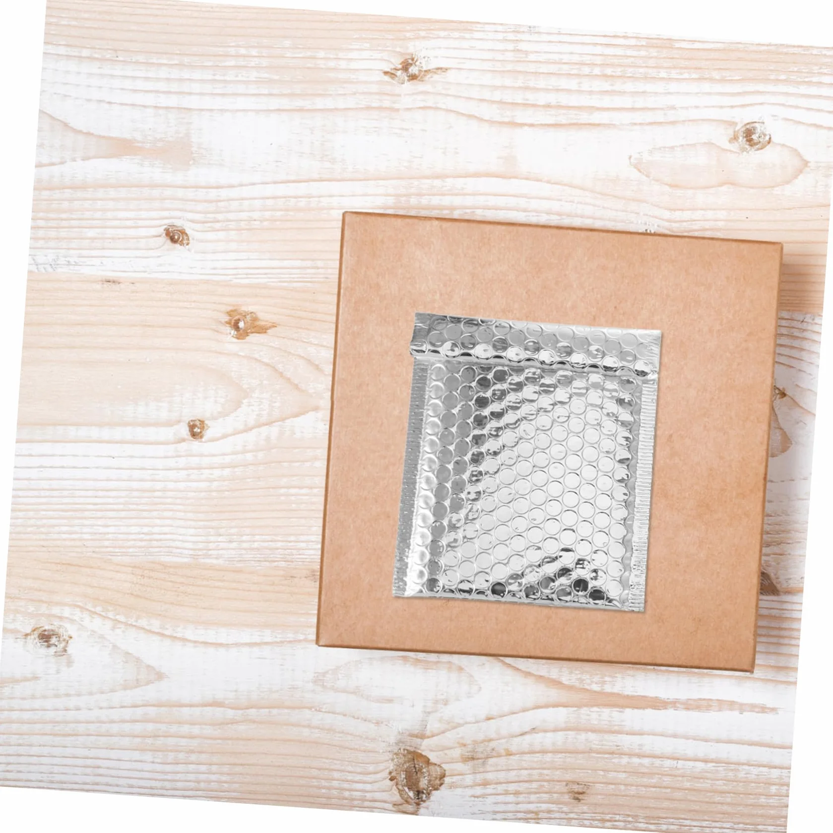 100 Buste Imbottite a Bolle Argento in Materiale Sintetico Auto Sigillatura e Etichettatura, Perfette per Spedizioni di Gioielli e Ciglia a Casa o Negozi