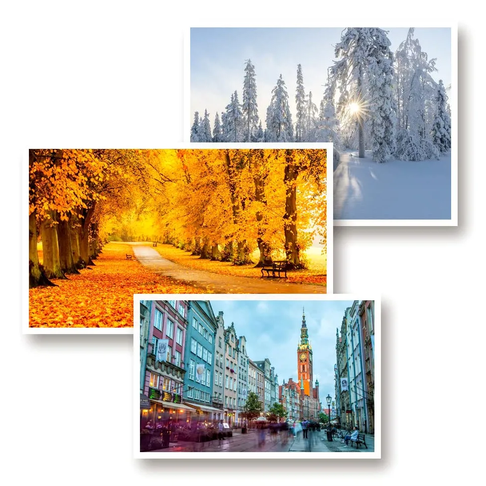ColorWay PrintPro - Carta fotografica lucida, 180 g/m², formato A3, 100 fogli, impermeabile, per tutte le stampanti a getto d'inchiostro