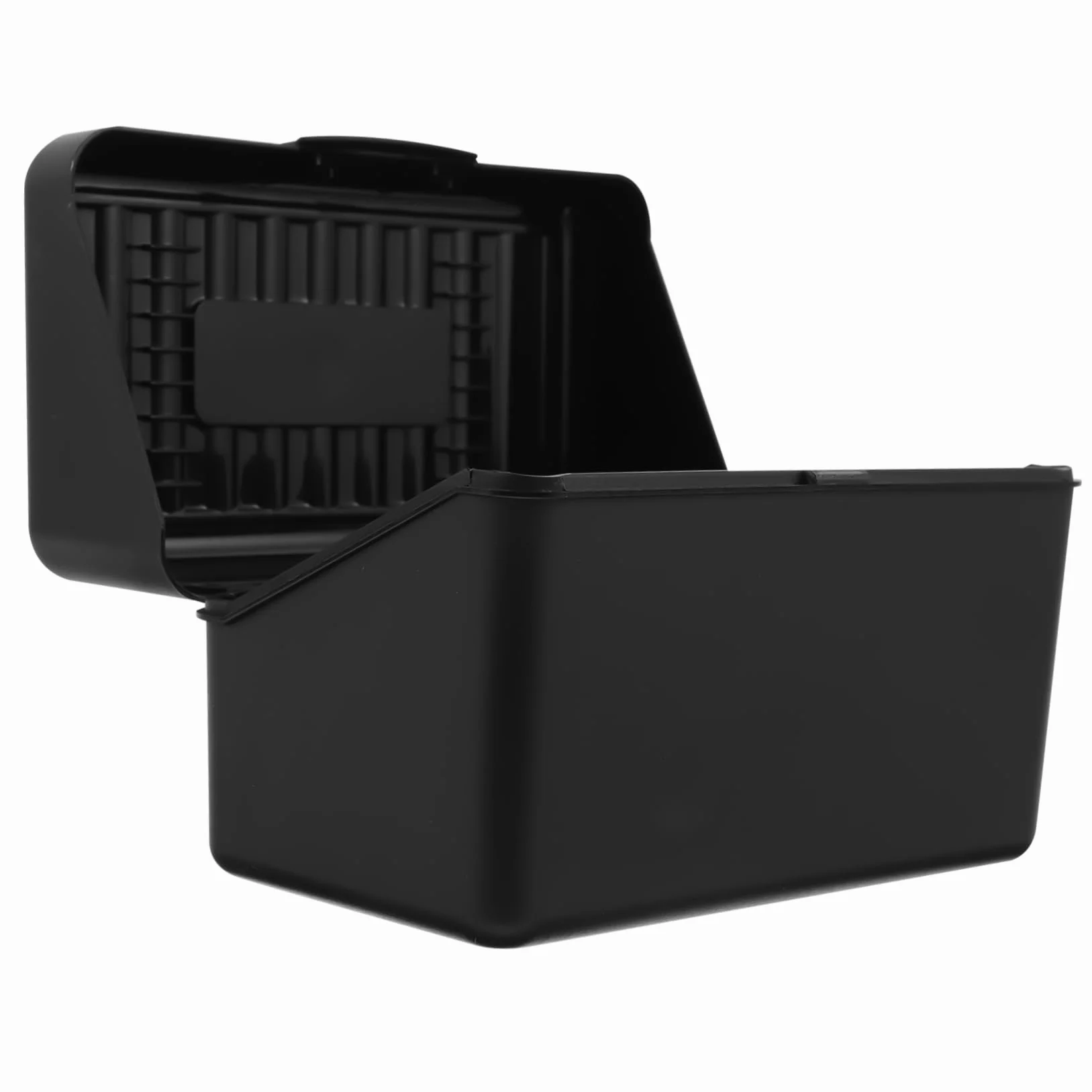 HOMSFOU Porta Biglietti Da Visita Da 4 Pezzi Per Ufficio Da Scrivania Per Uomini Con Scomparti Per Biglietti Da Visita Organizer Per Biglietti Da Visita In Abs Nero