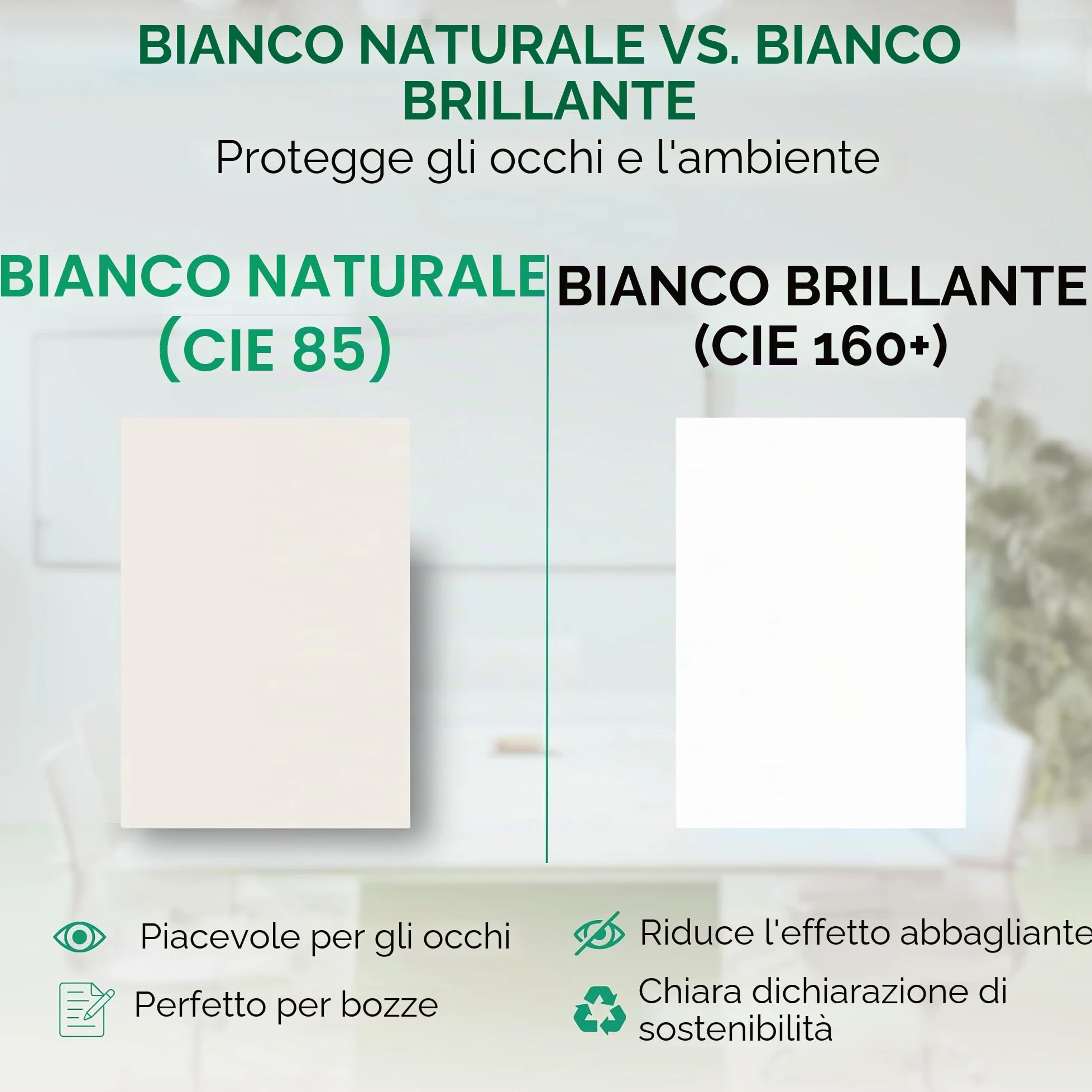 Steinbeis No. 2 fogli di carta riciclata, 2500 (5 x 500), formato DIN A4, 80 g/m², bianco e senza cloro, carta per fotocopiatrici di alta qualità ISO 80/CIE 85